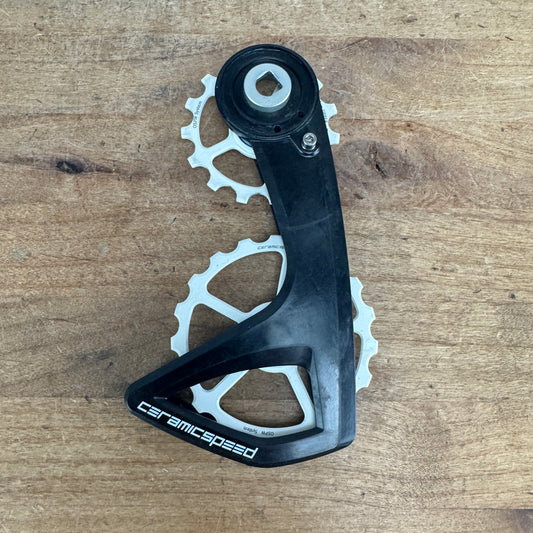New Takeoff! Ceramicspeed Alpha Cerakote OSPW Derailleur Cage for Red/Force AXS
