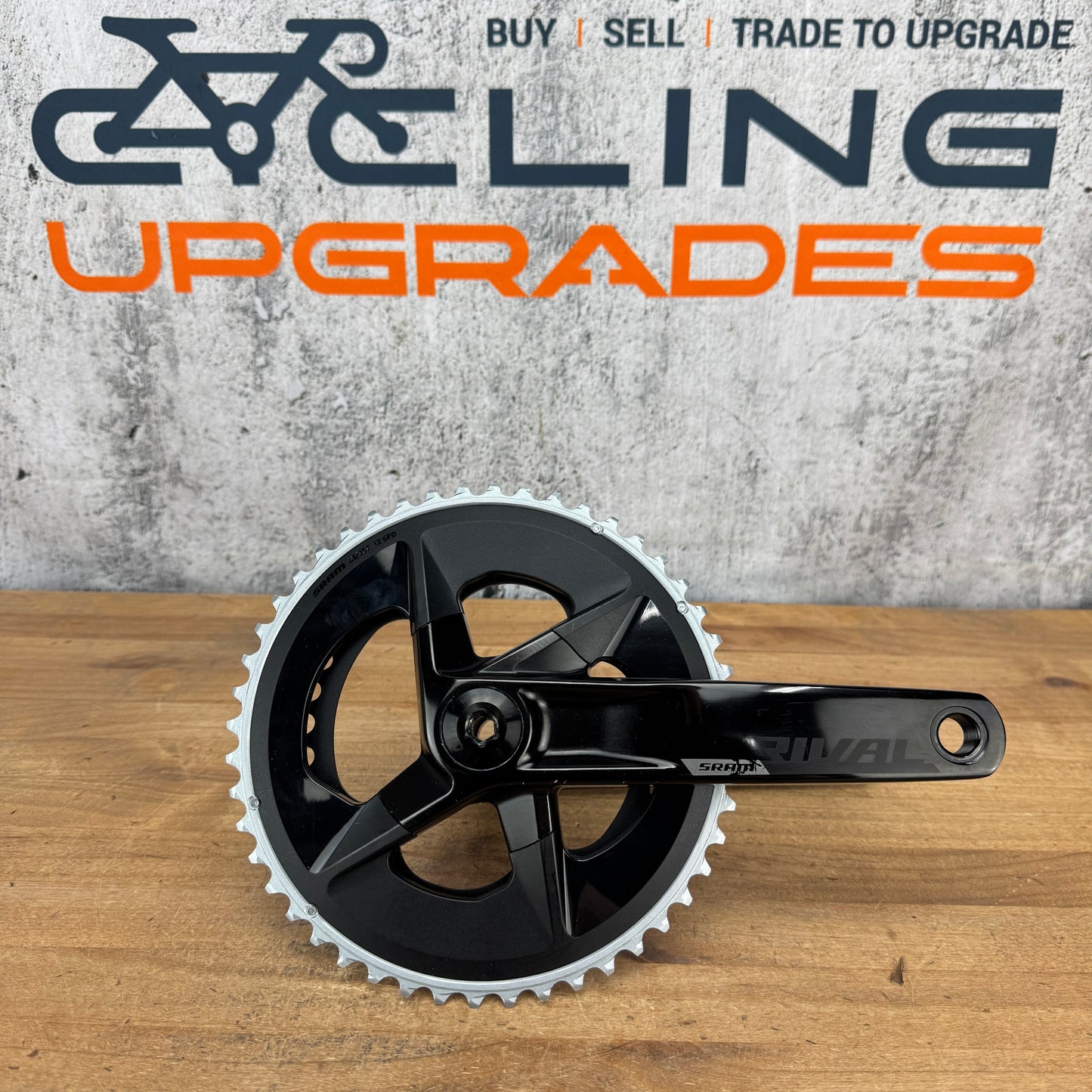 Low Mile! SRAM Rival AXS 48/35t 12-Speed Alloy 170mm DUB Spindle Crankset 855g