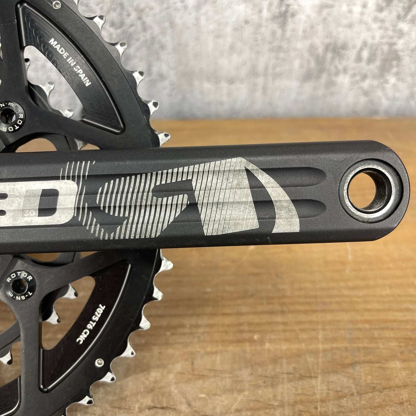 Rotor 3D noQ 172.5mm 110BCD 52/36 30mm Spindle Road Bike Alloy Crankset 675g