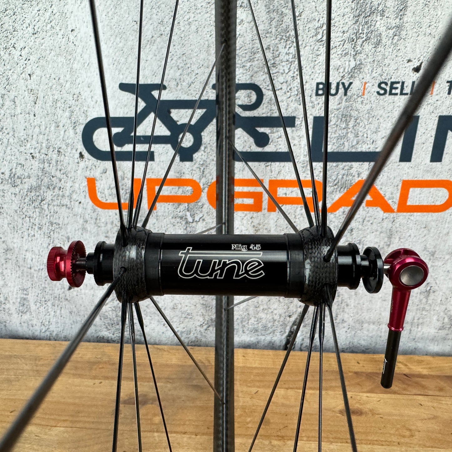 New Takeoff! Tune Skyline Carbon Tubular Wheelset 700c Rim Brake 863g