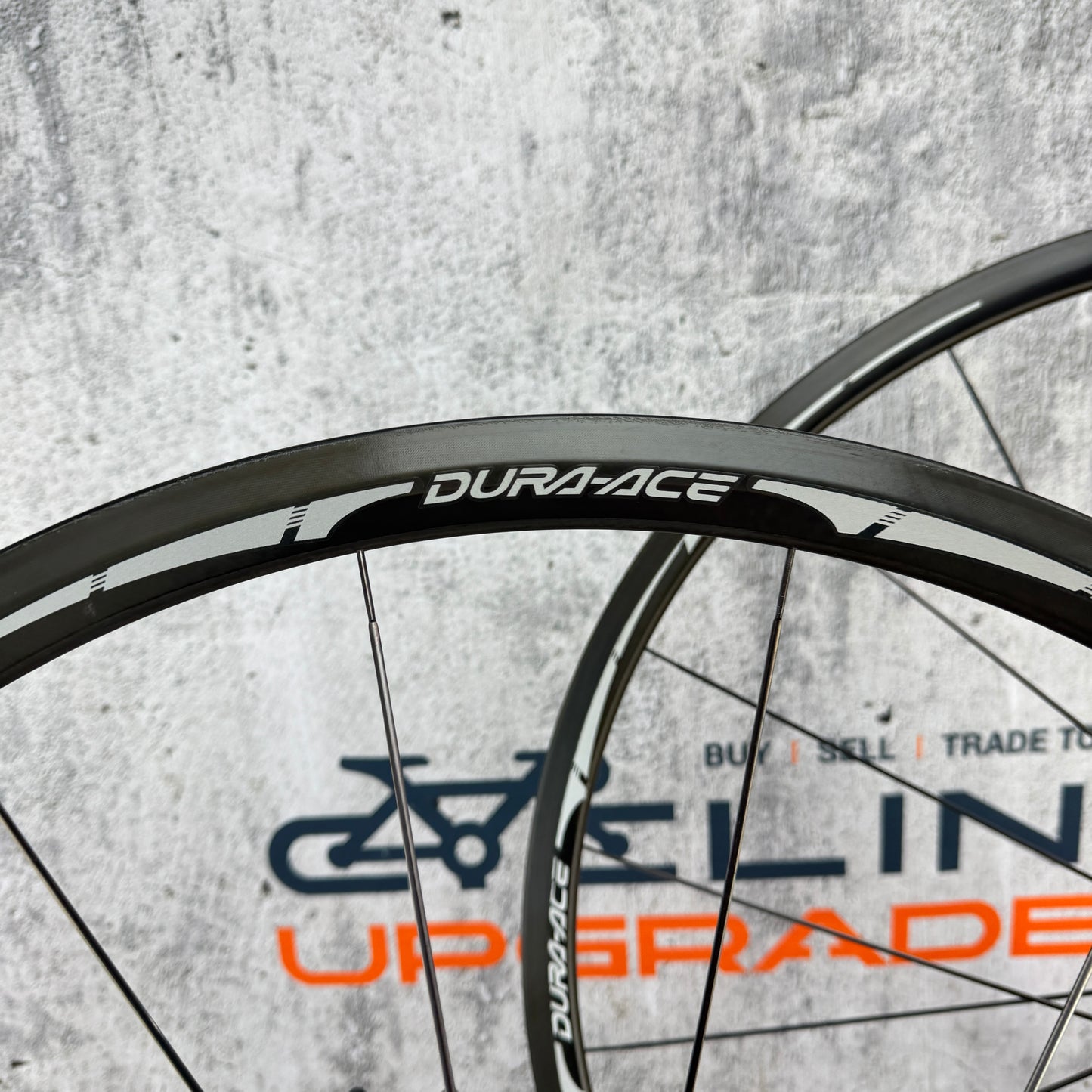 Low Mile! Shimano Dura-Ace WH-7801 Carbon Tubular Wheelset 700c Rim Brake 1322g