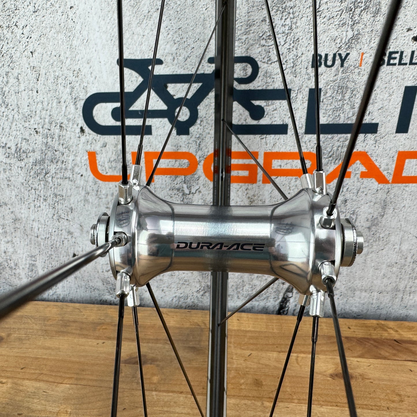 Low Mile! Shimano Dura-Ace WH-7801 Carbon Tubular Wheelset 700c Rim Brake 1322g