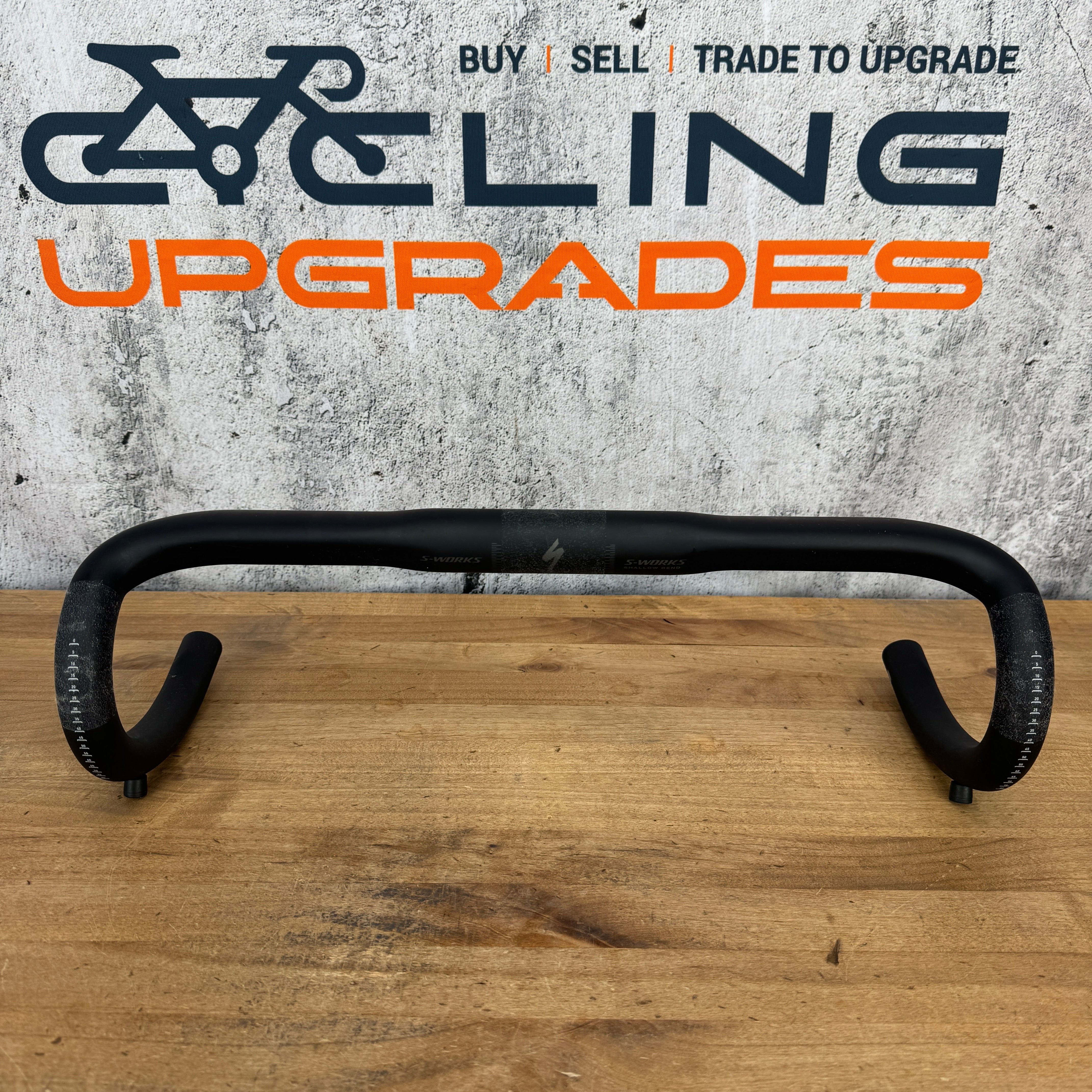 New Takeoff Specialized S works Shallow Bend 42cm Carbon 31.8mm Handl CyclingUpgrades