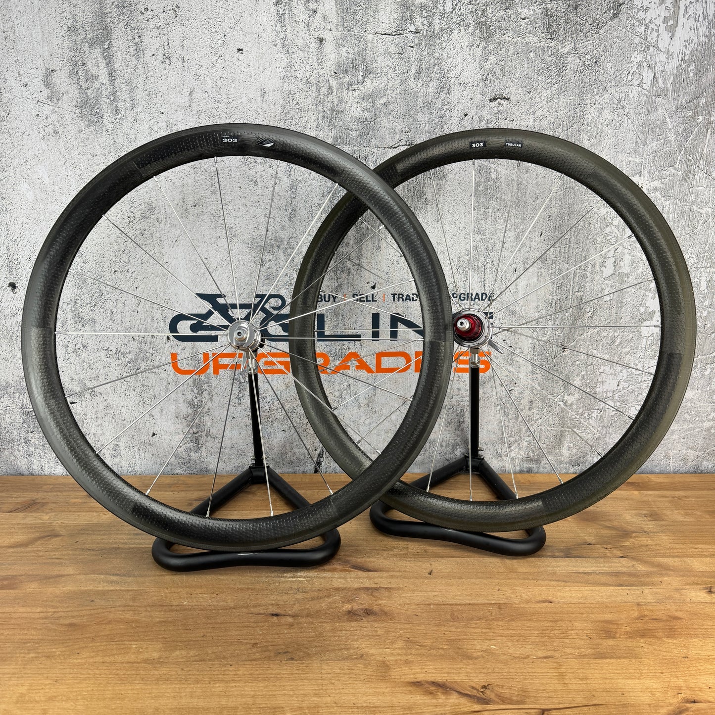 New Takeoff! Zipp 303 Carbon Tubular Wheelset 700c Rim Brake 1184g 10-Speed