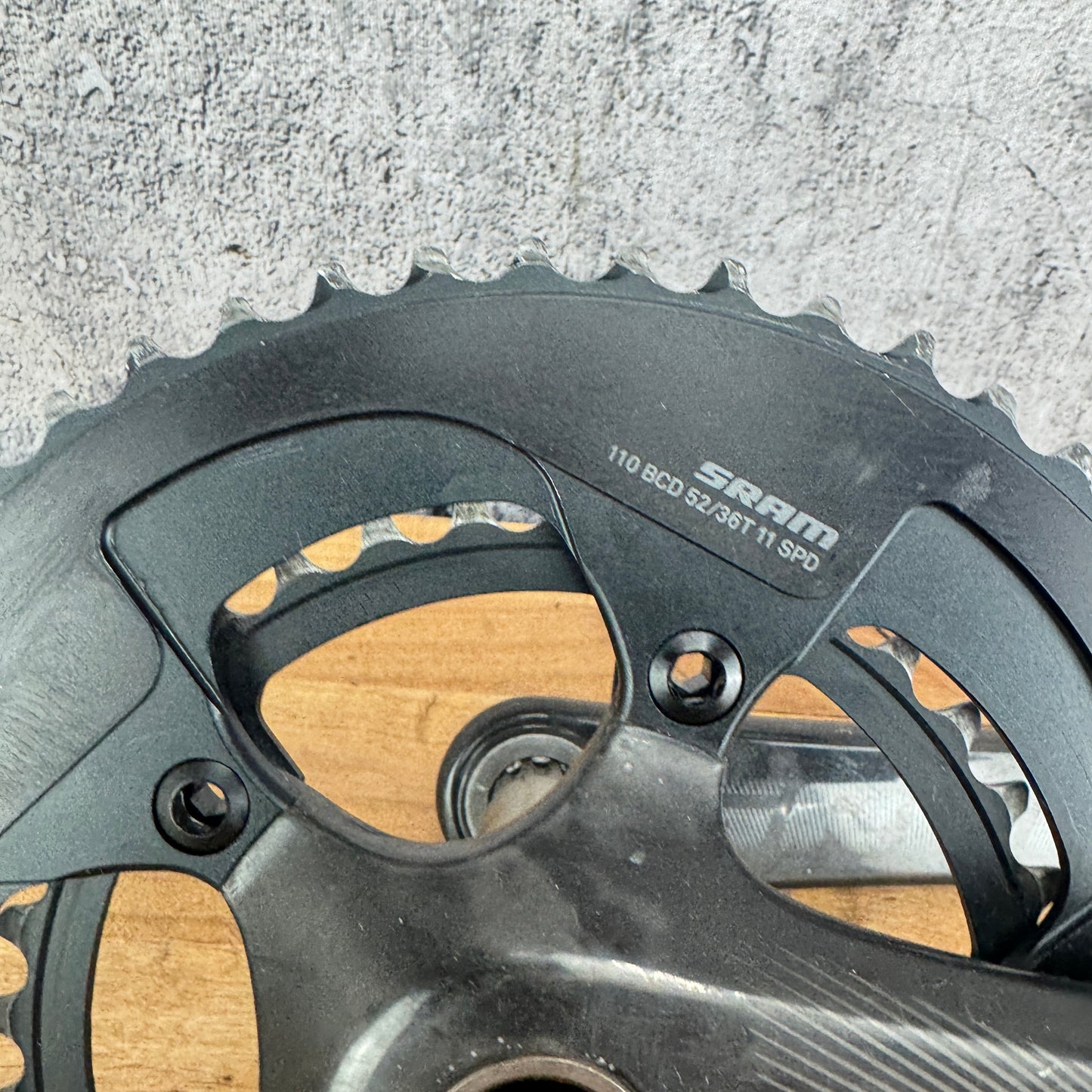 SRAM Red 22 11-Speed 110BCD Carbon 52/36t 172.5mm Crankset GXP Spindle 524g