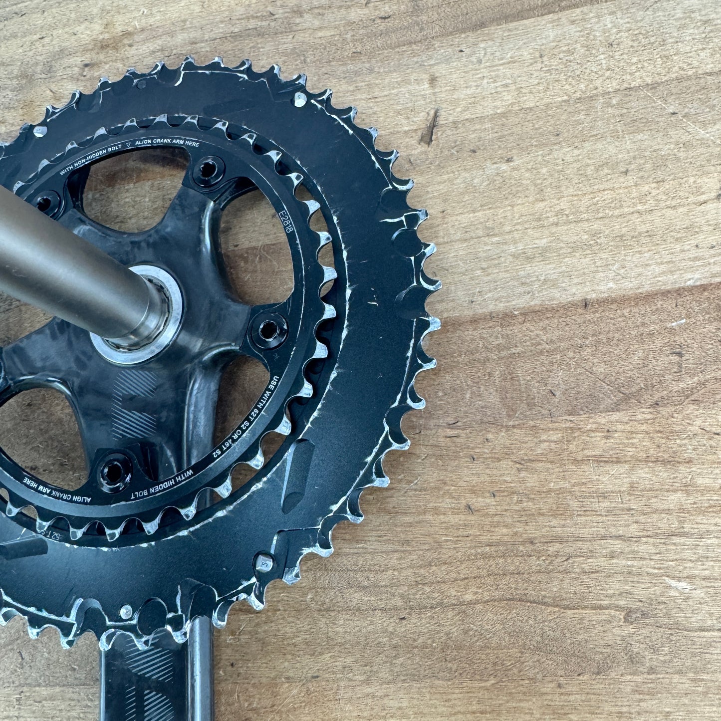 SRAM Red 22 11-Speed 110BCD Carbon 52/36t 172.5mm Crankset GXP Spindle 524g