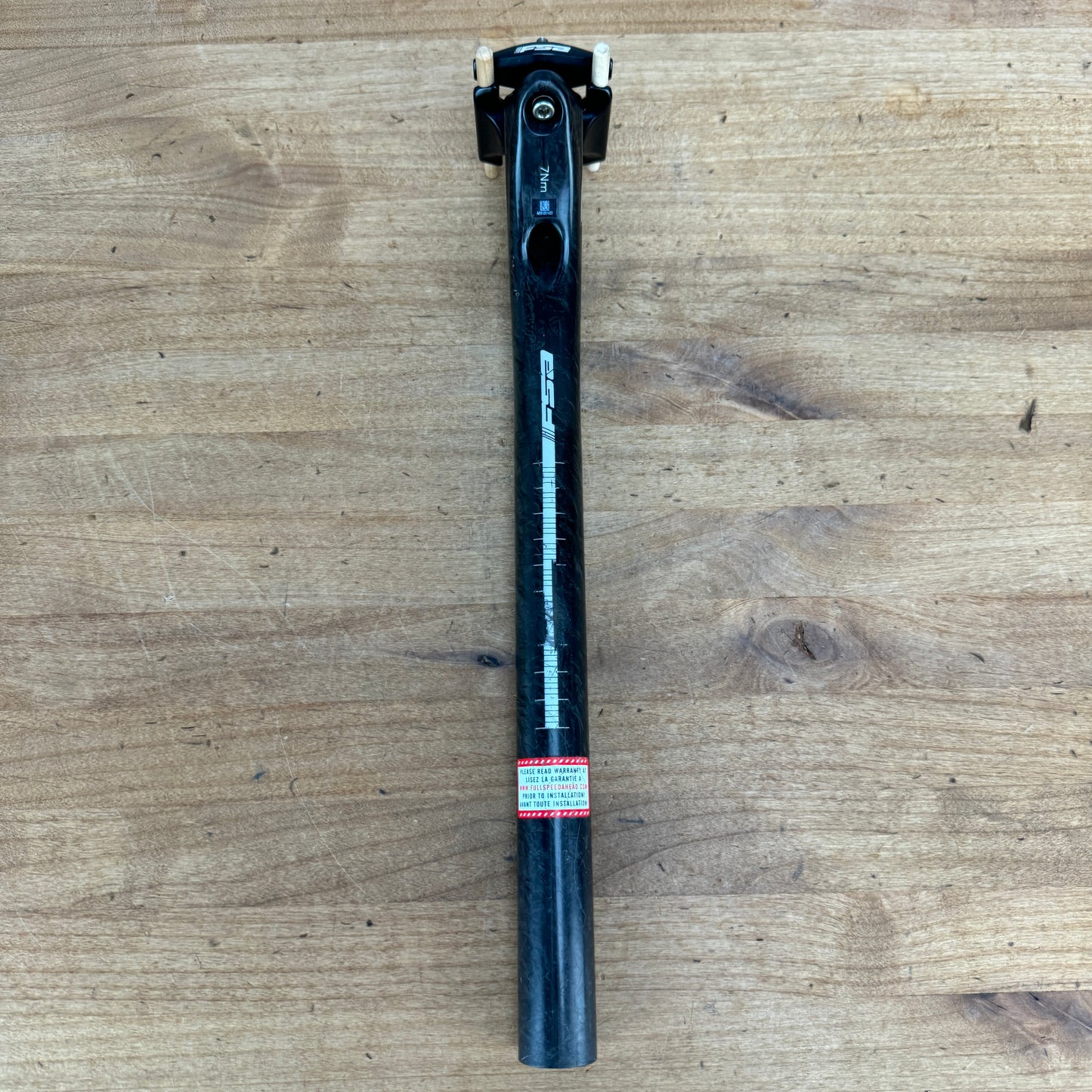 FSA K-Force SB25 Carbon 350mm x 27.2mm 25mm Setback Carbon Bike Seatpost 220g