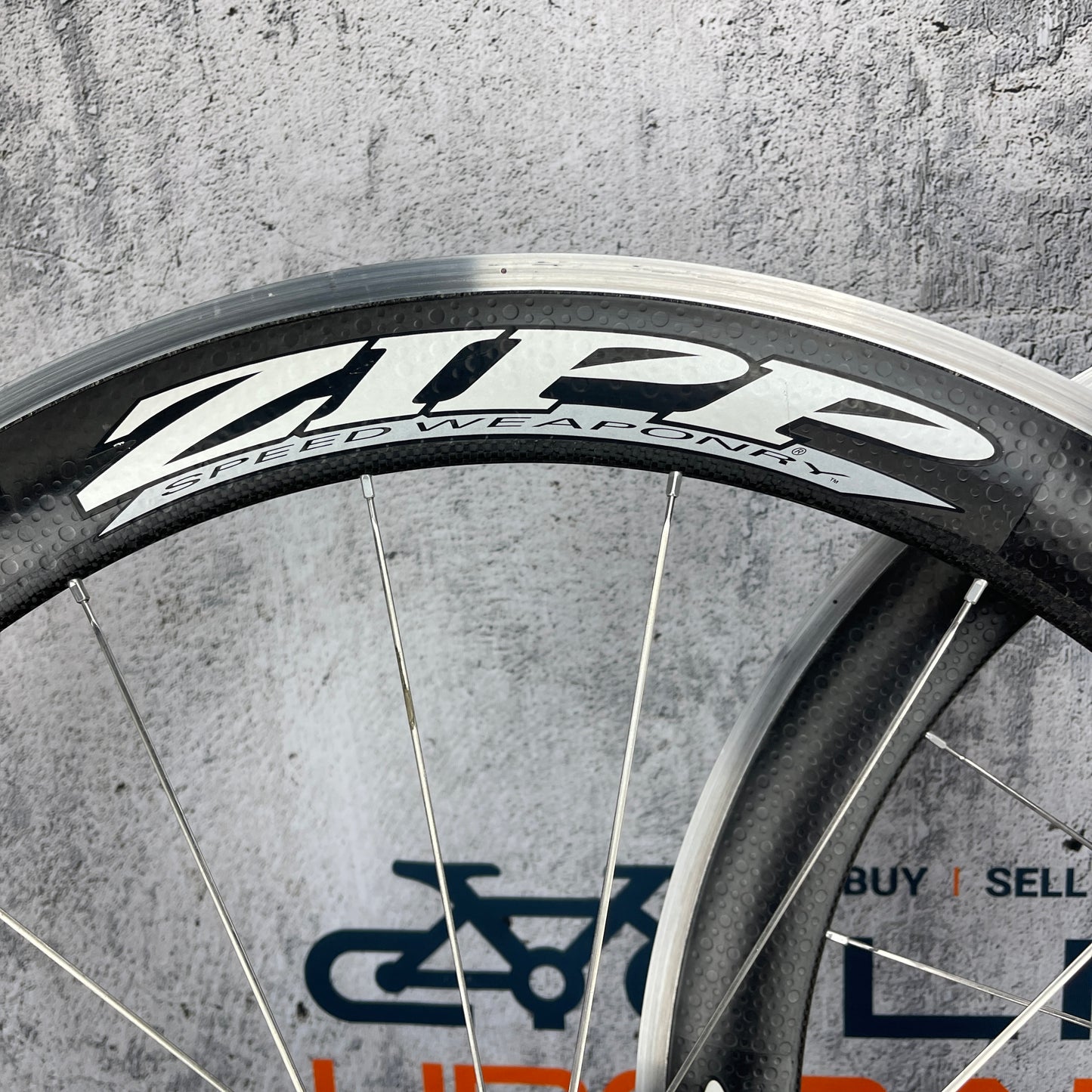 Zipp Speed Weaponry 404 Carbon Alloy Clincher Wheelset 700c Rim Brake 1748g