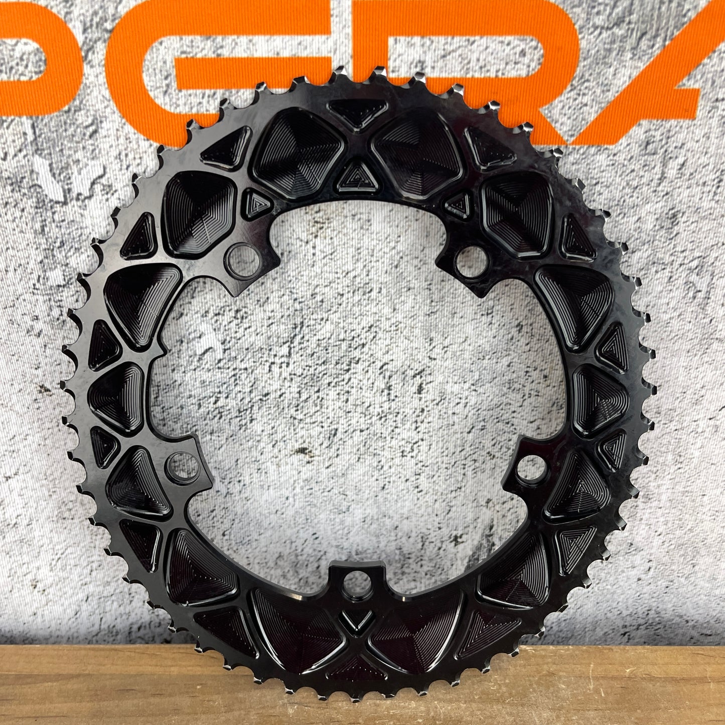 Absolute Black Premium Oval 53/39t Road Bike Pair Chainrings 5-Bolt 130BCD