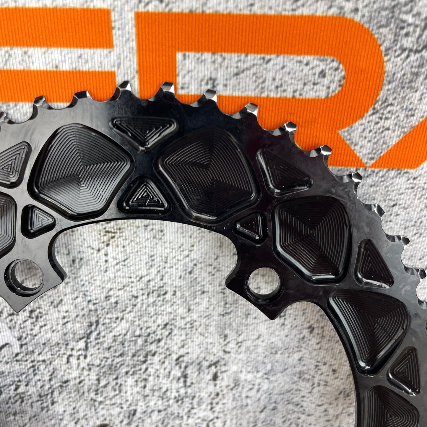 Absolute Black Premium Oval 53/39t Road Bike Pair Chainrings 5-Bolt 130BCD