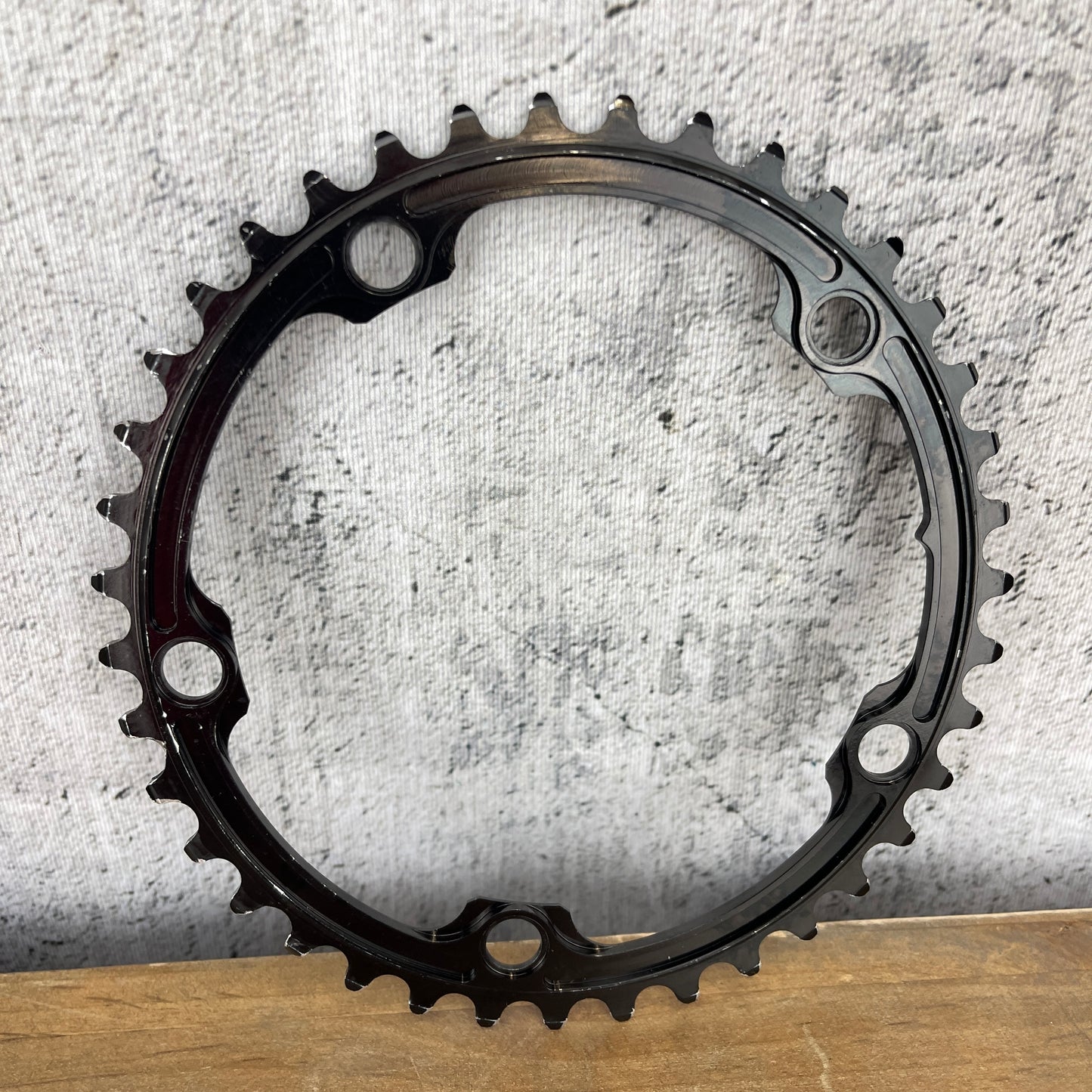 Absolute Black Premium Oval 53/39t Road Bike Pair Chainrings 5-Bolt 130BCD
