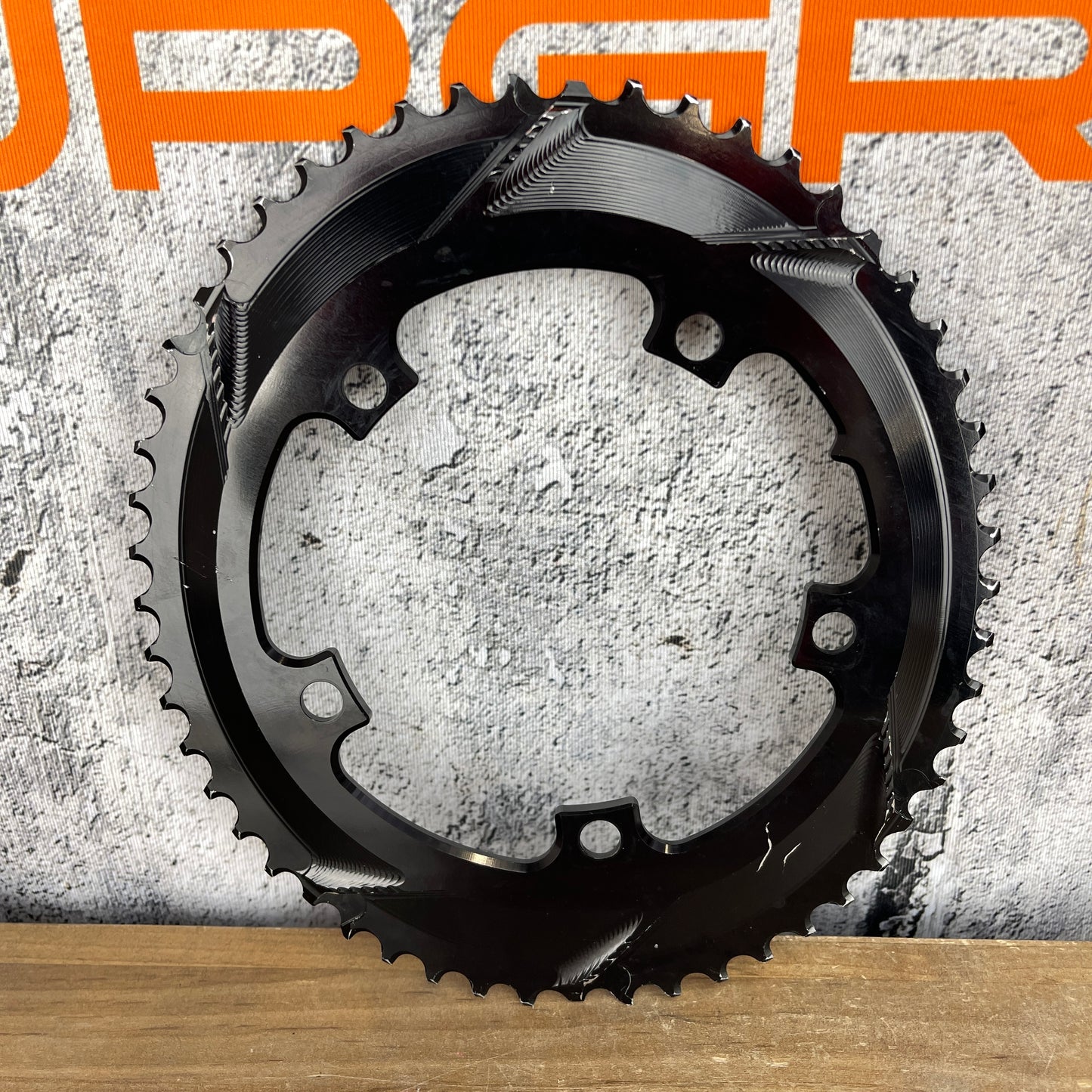 Absolute Black Premium Oval 53/39t Road Bike Pair Chainrings 5-Bolt 130BCD