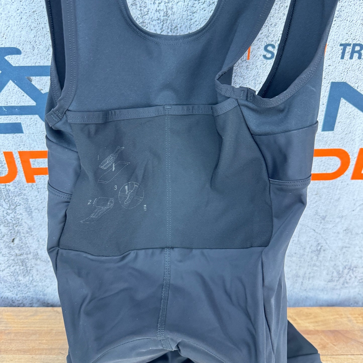 Light Wear! Rapha Core Cargo Men's Small Black Cycling Bib Shorts