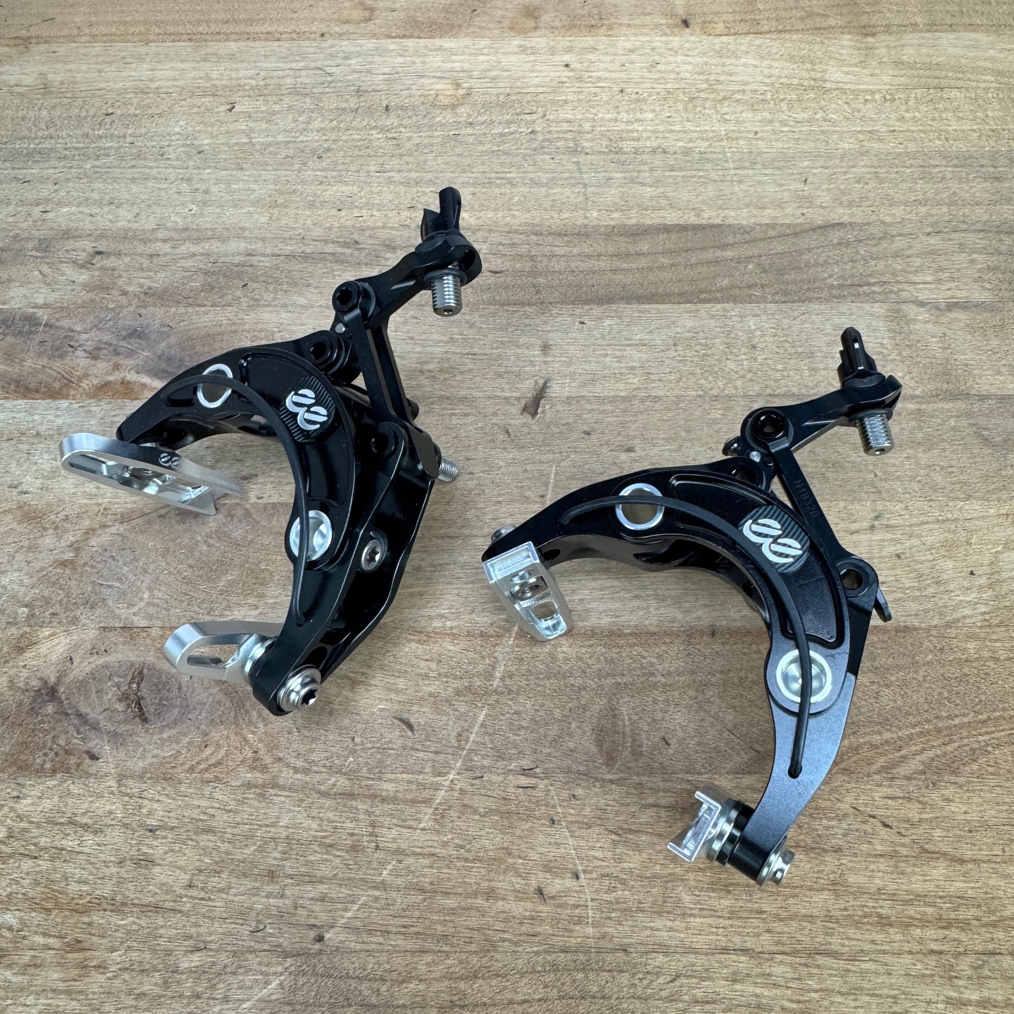 New! Cane Creek eeBrakes Gen 4 Black/Silver Center-Mount Rim Brake Calipers 169g