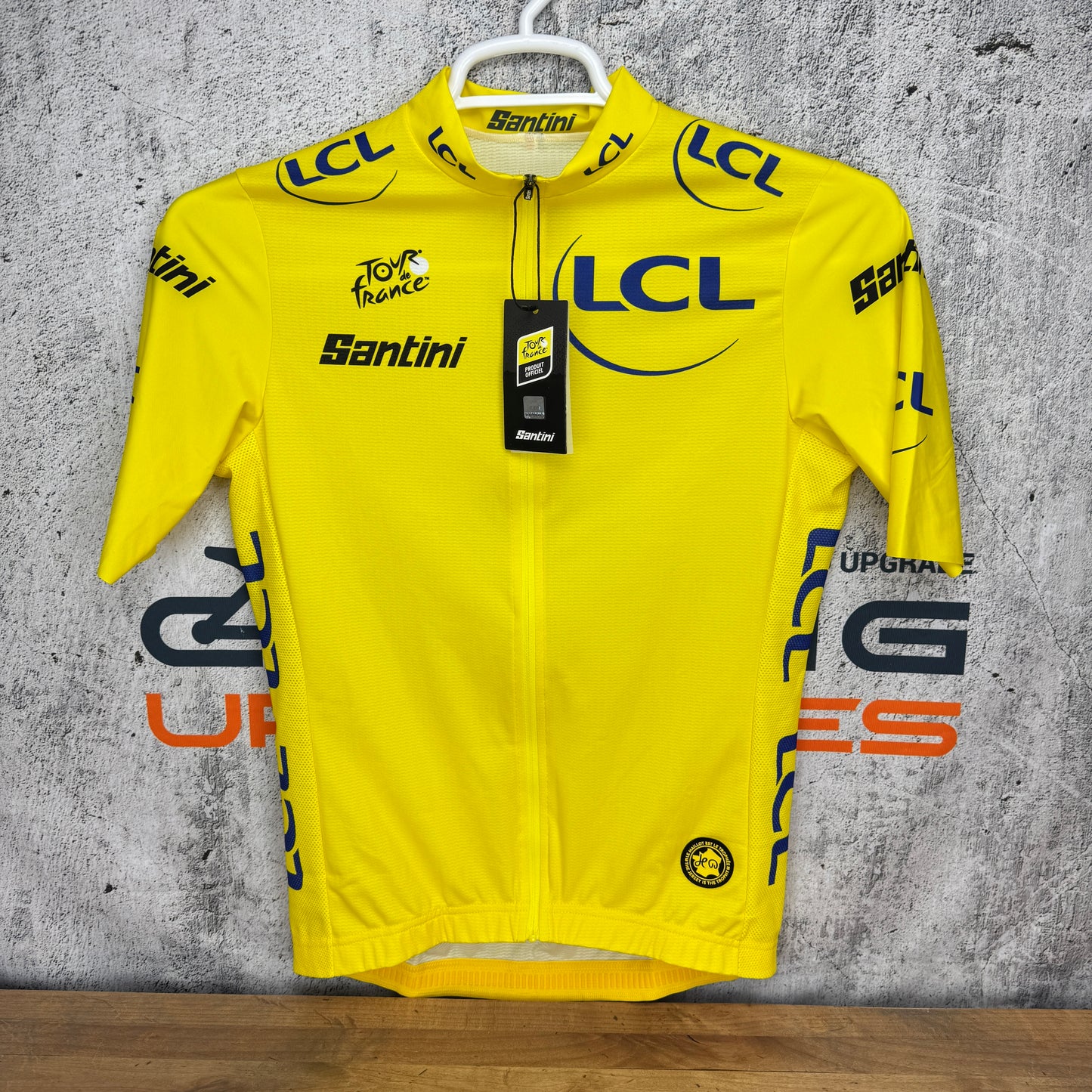 New! Santini 2023 Official Tour de France Yellow Leader's TdF Mens Medium Jersey