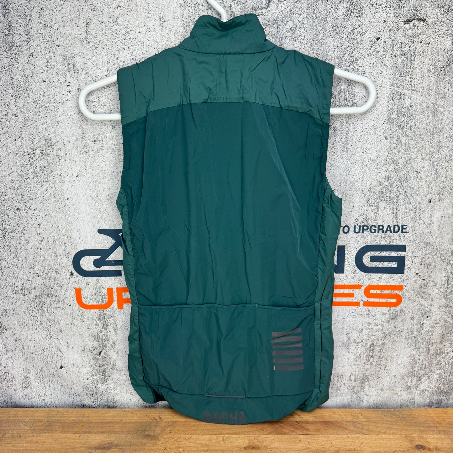 Worn Once! Rapha Pro Team Insulated Gilet Men's Medium Dark Green Cycling Vest