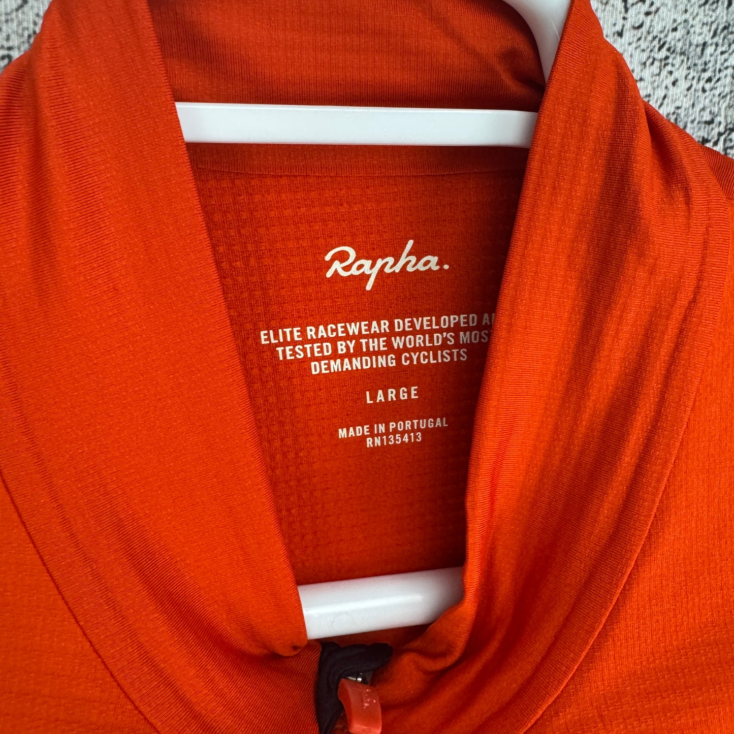 Light Use! Rapha Pro Team Long Sleeve Men's Large Orange Cycling Jersey