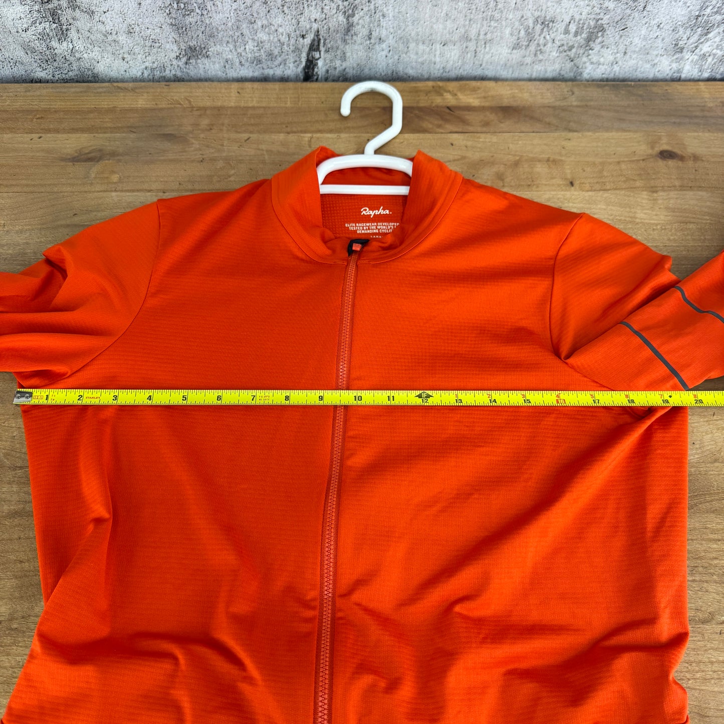 Light Use! Rapha Pro Team Long Sleeve Men's Large Orange Cycling Jersey
