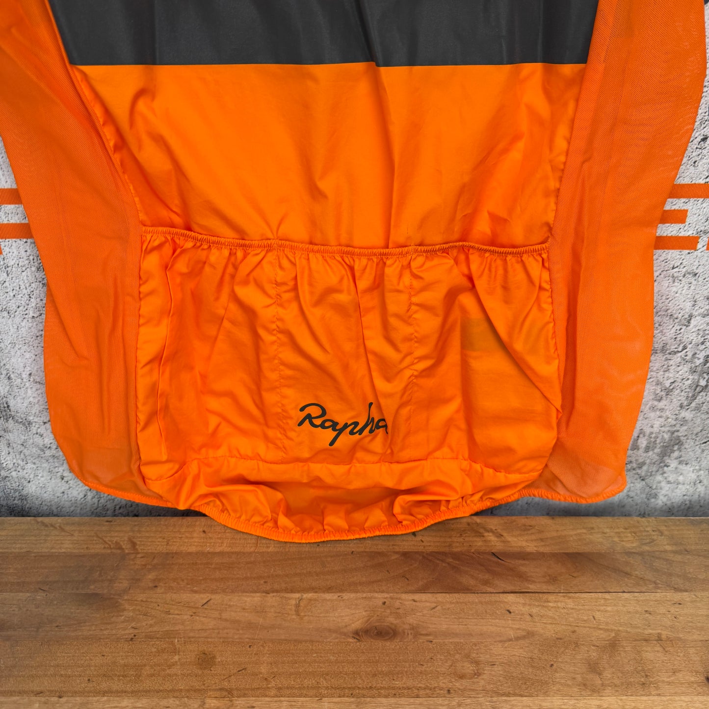 Worn Once! Rapha Brevet Gilet Men's Small Orange Cycling Vest