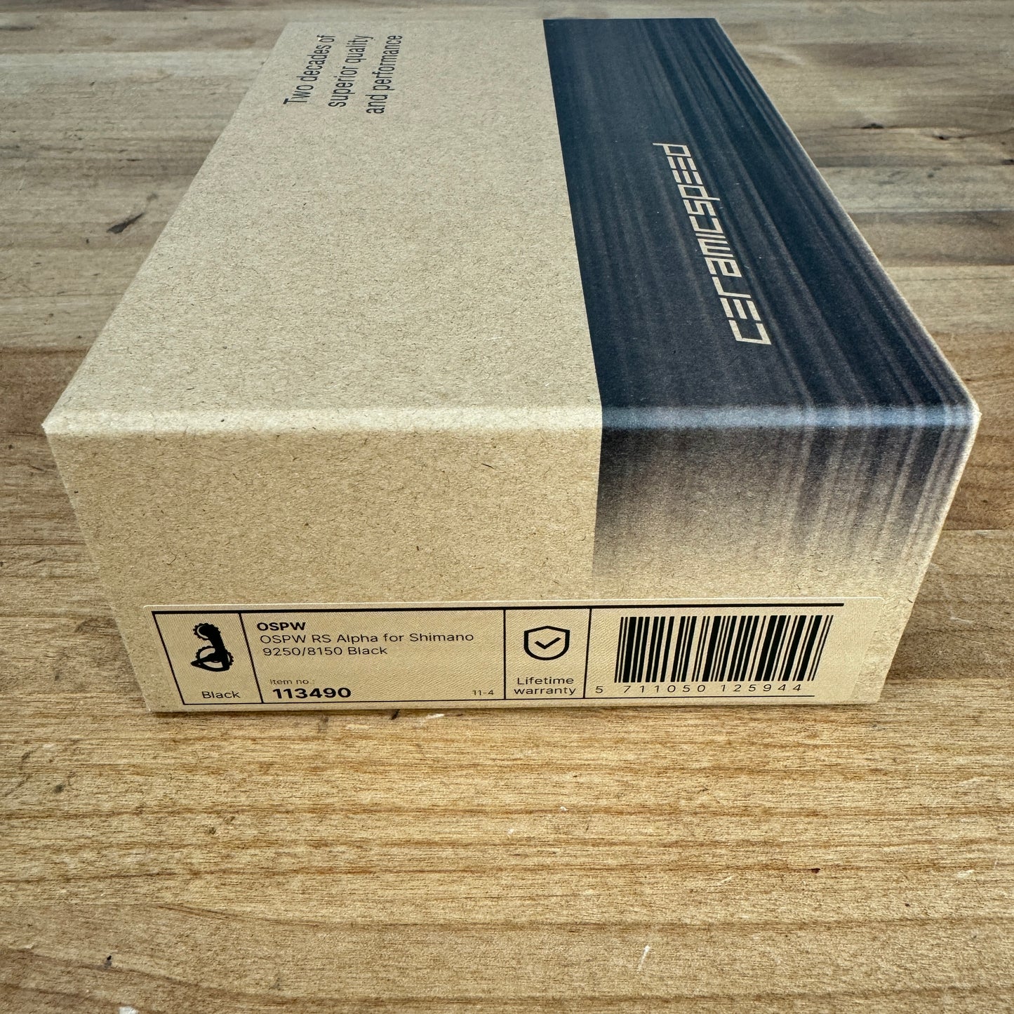 New! Ceramicspeed OSPW RS Alpha for Shimano 9250/8150 Black 113490 12-Speed
