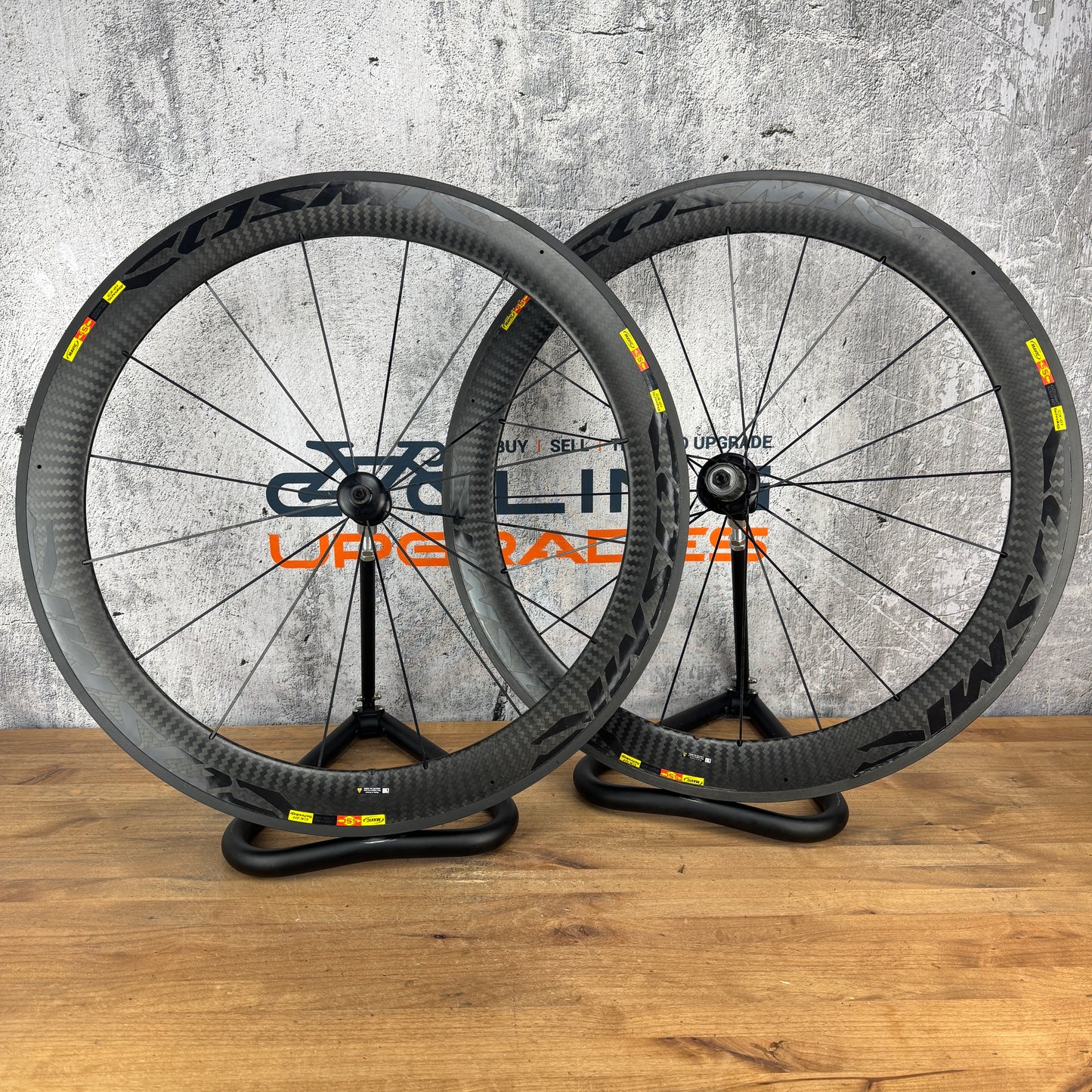 Mavic Cosmic CXR60 Carbon Alloy Clincher Wheelset 700c Rim Brake 1917g