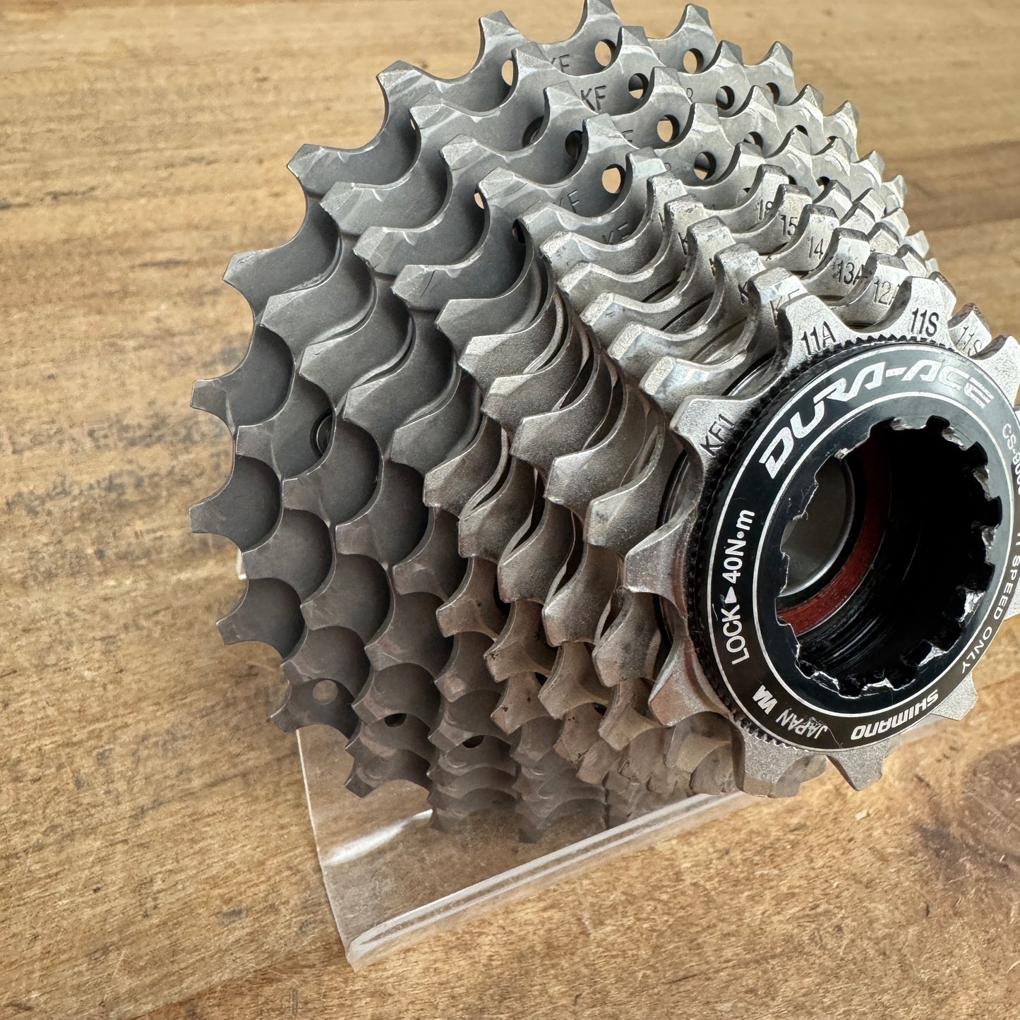 Shimano Dura Ace CS-9000 11-25t 11-Speed Bike Cassette 174g "Typical Wear"