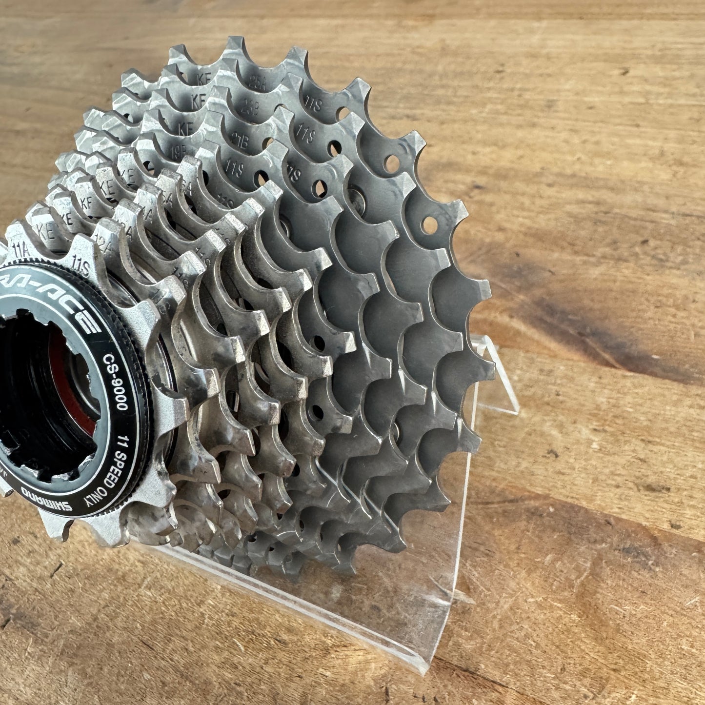 Shimano Dura Ace CS-9000 11-25t 11-Speed Bike Cassette 174g "Typical Wear"