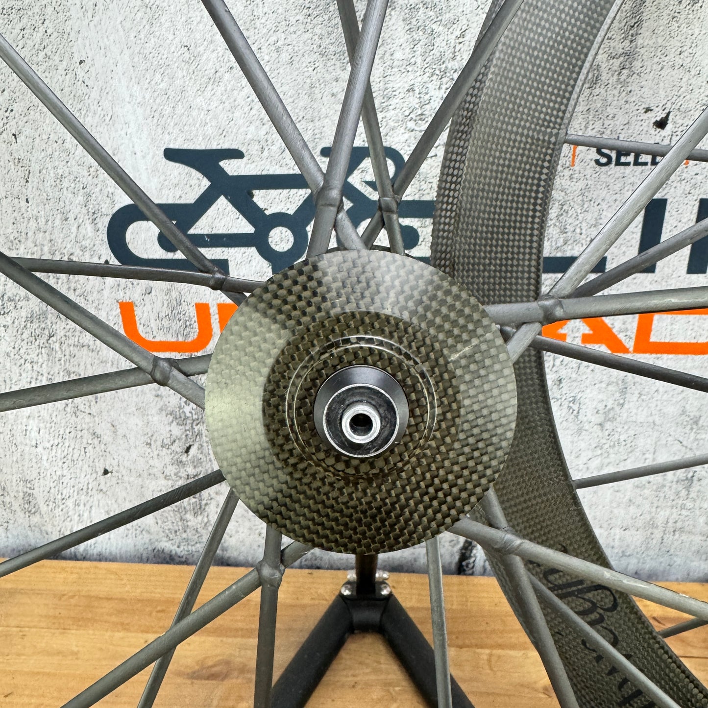 Lightweight Standard III Carbon Tubular Wheelset 700c Rim Brake 1162g