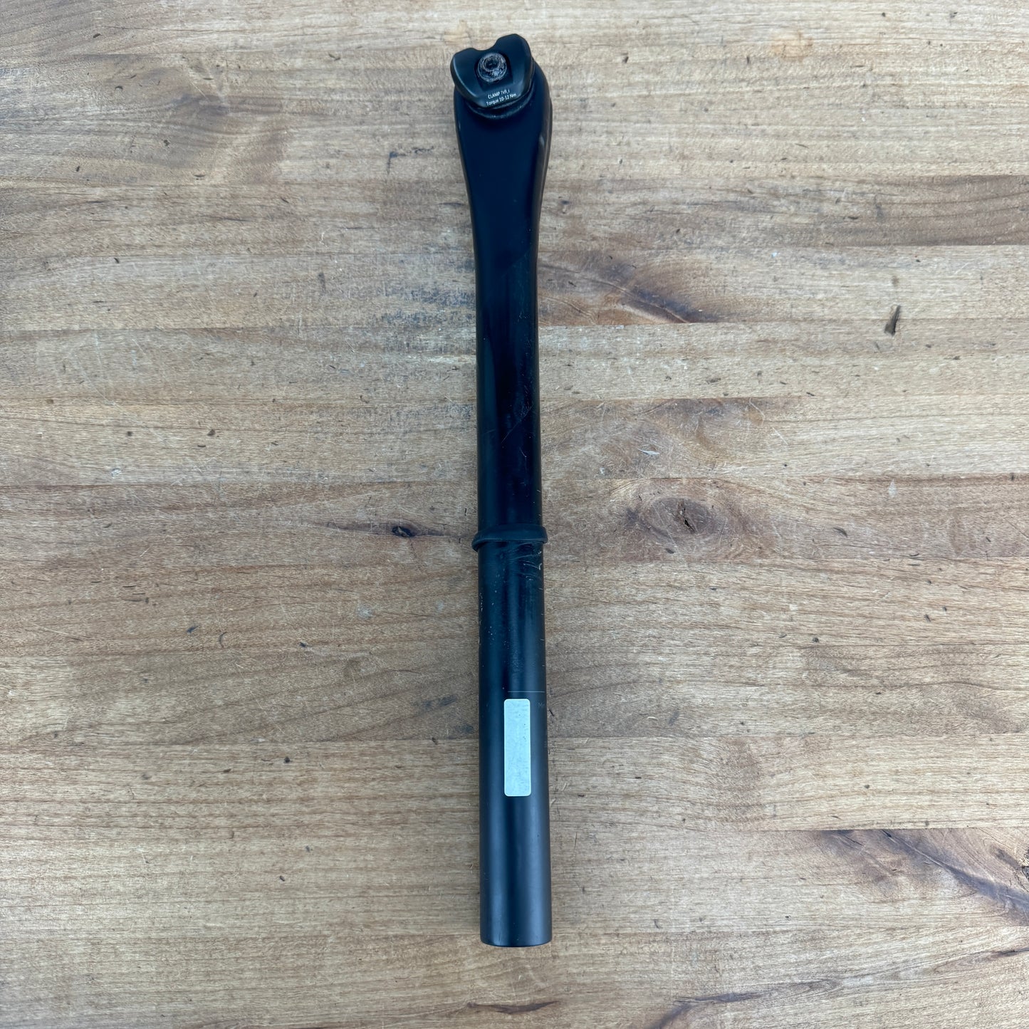 Black Inc Road 350mm x 27.2mm Zero Offset Carbon Bike Seatpost 195g