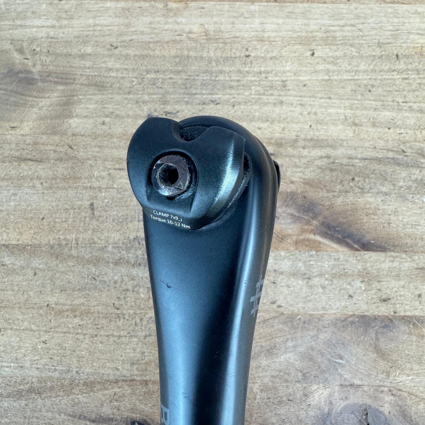 Black Inc Road 350mm x 27.2mm Zero Offset Carbon Bike Seatpost 195g
