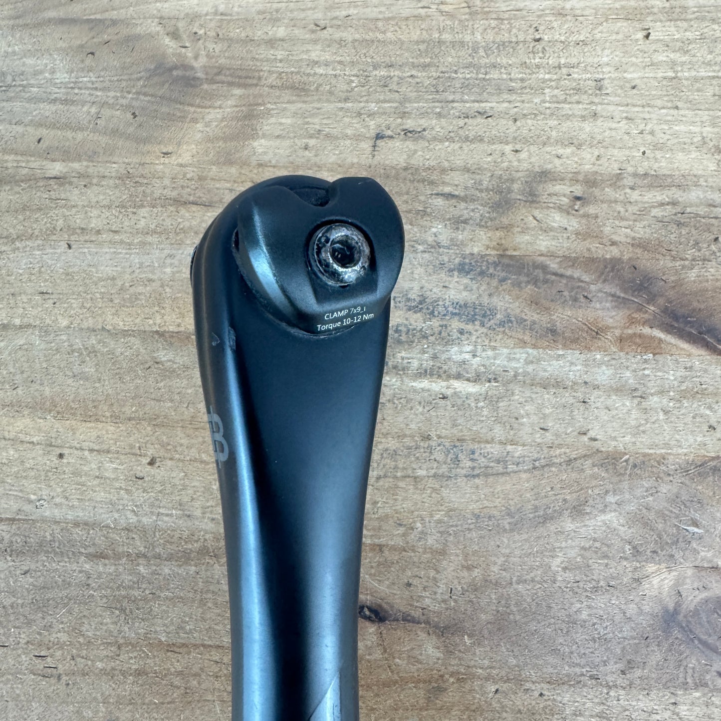 Black Inc Road 350mm x 27.2mm Zero Offset Carbon Bike Seatpost 195g