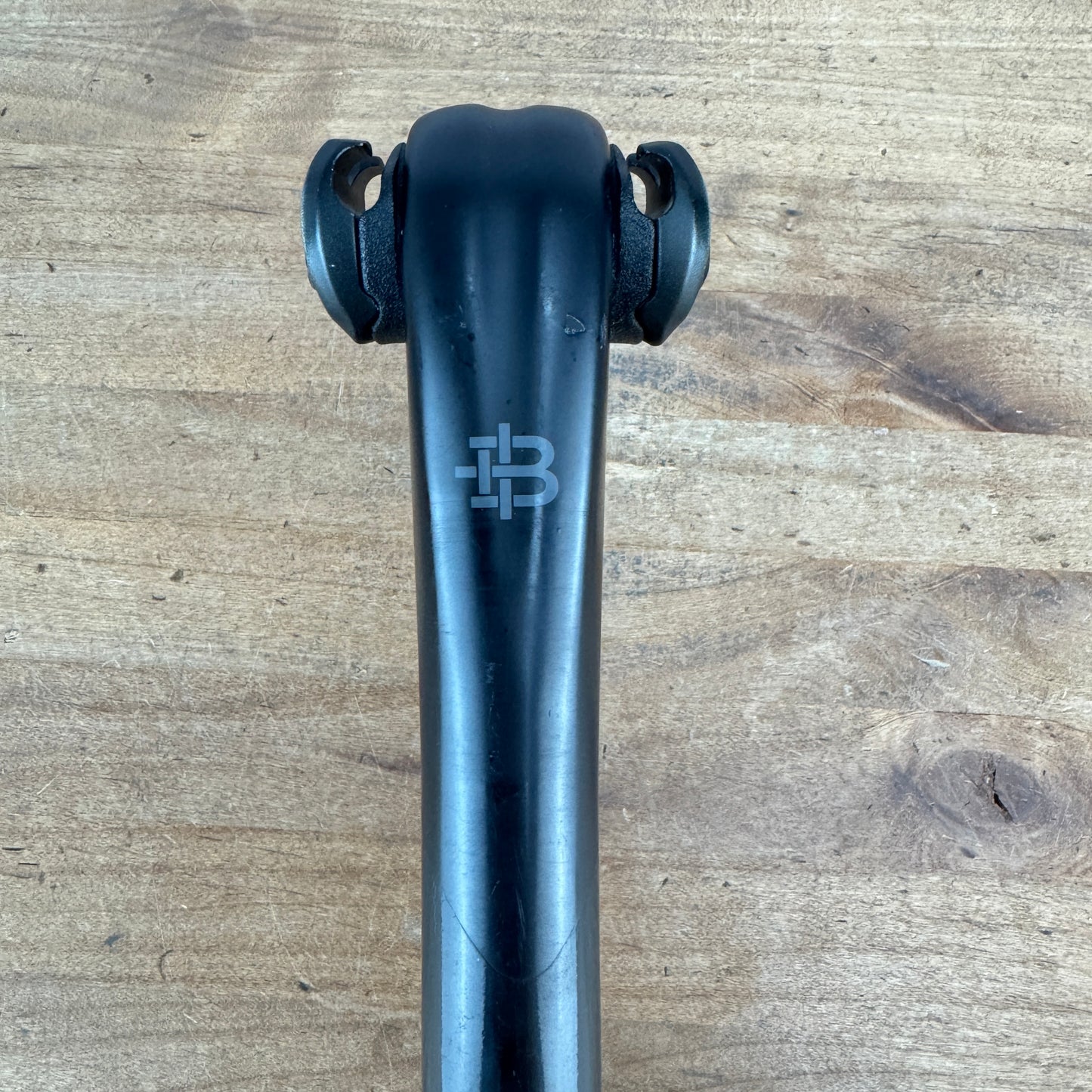 Black Inc Road 350mm x 27.2mm Zero Offset Carbon Bike Seatpost 195g