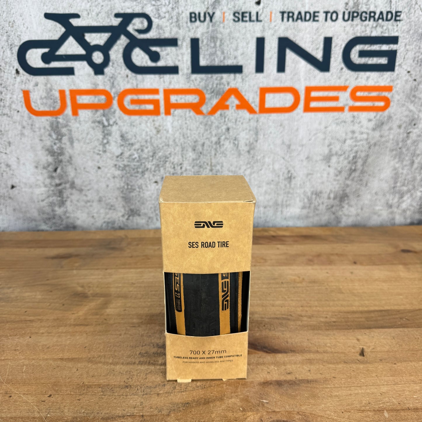 New! Single Enve SES Road Tanwall 700c x 27mm Tubeless Road Bike Tire MSRP $75