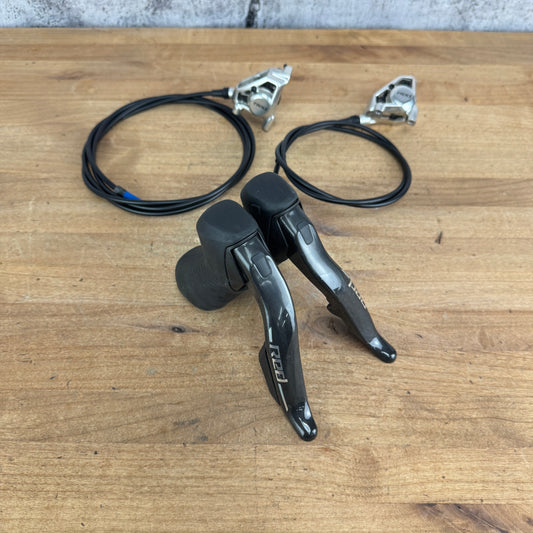 Low Mile! SRAM Red AXS E1 Electronic Hydraulic Shifters + Disc Brake Calipers