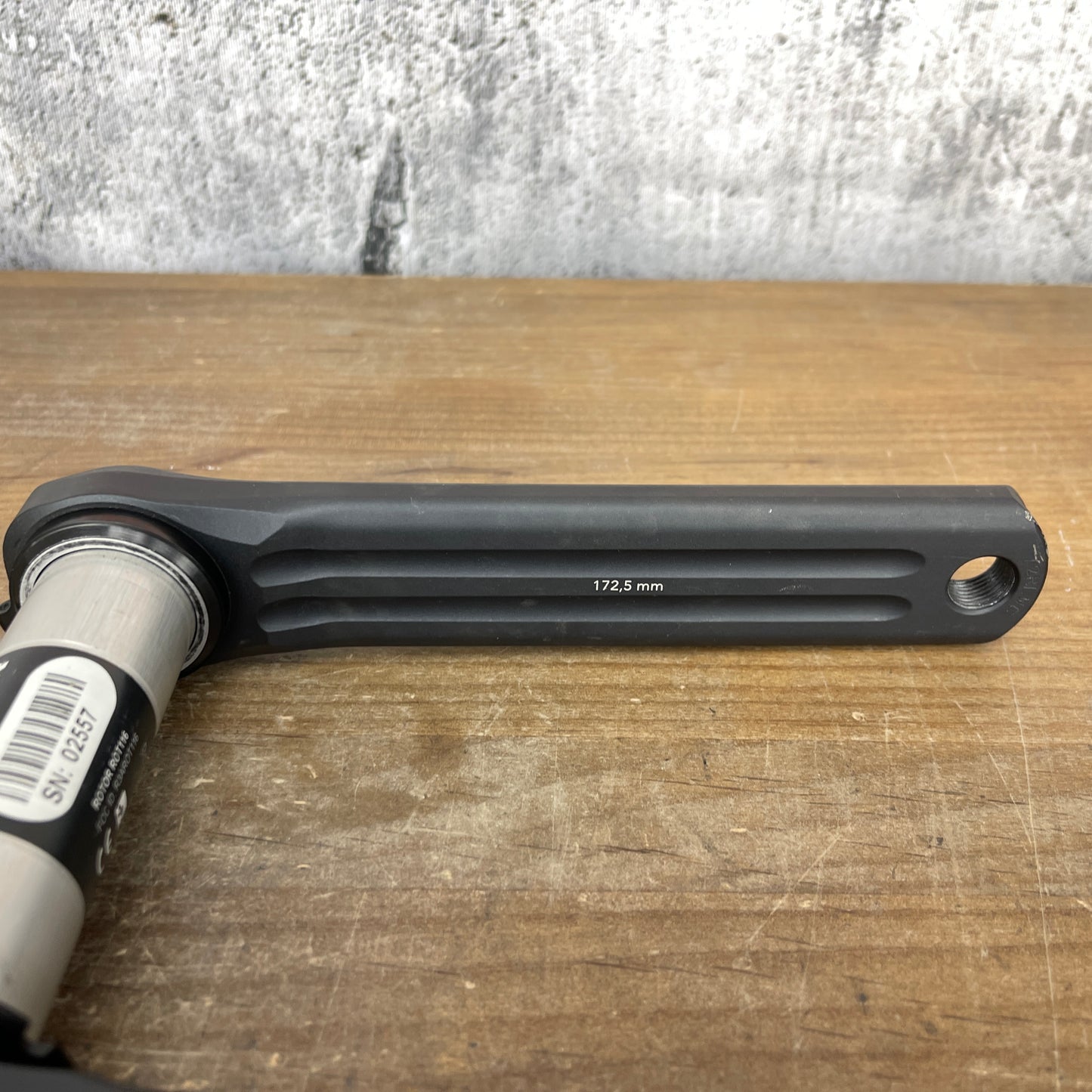 Rotor InPower Road 172.5mm Single Sided Power Meter Alloy Crank Arms 544g