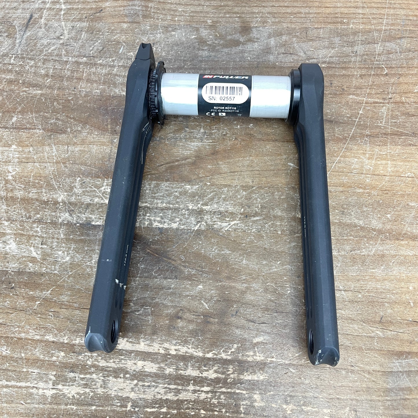 Rotor InPower Road 172.5mm Single Sided Power Meter Alloy Crank Arms 544g