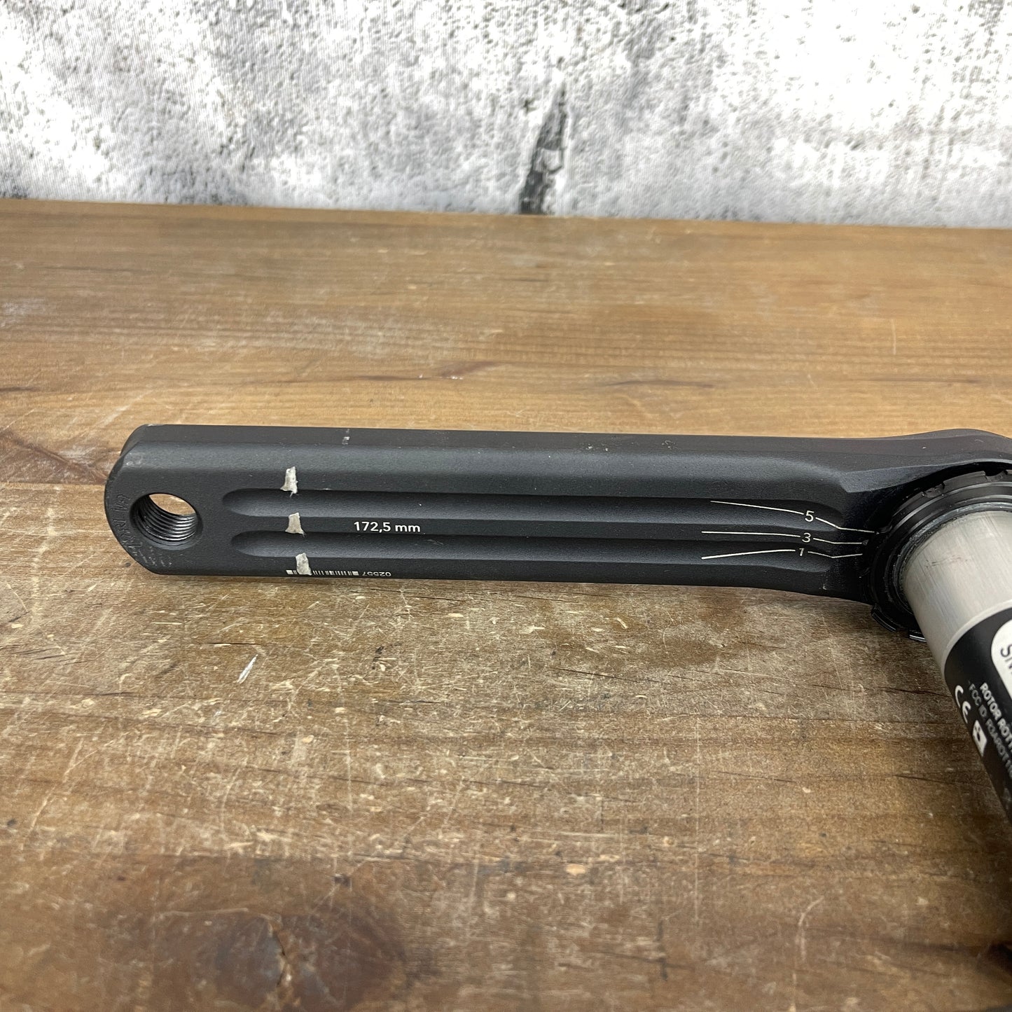 Rotor InPower Road 172.5mm Single Sided Power Meter Alloy Crank Arms 544g