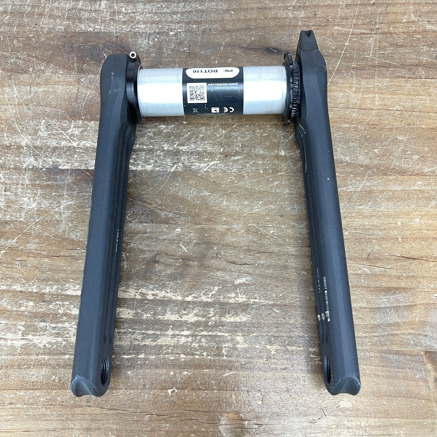 Rotor InPower Road 172.5mm Single Sided Power Meter Alloy Crank Arms 544g