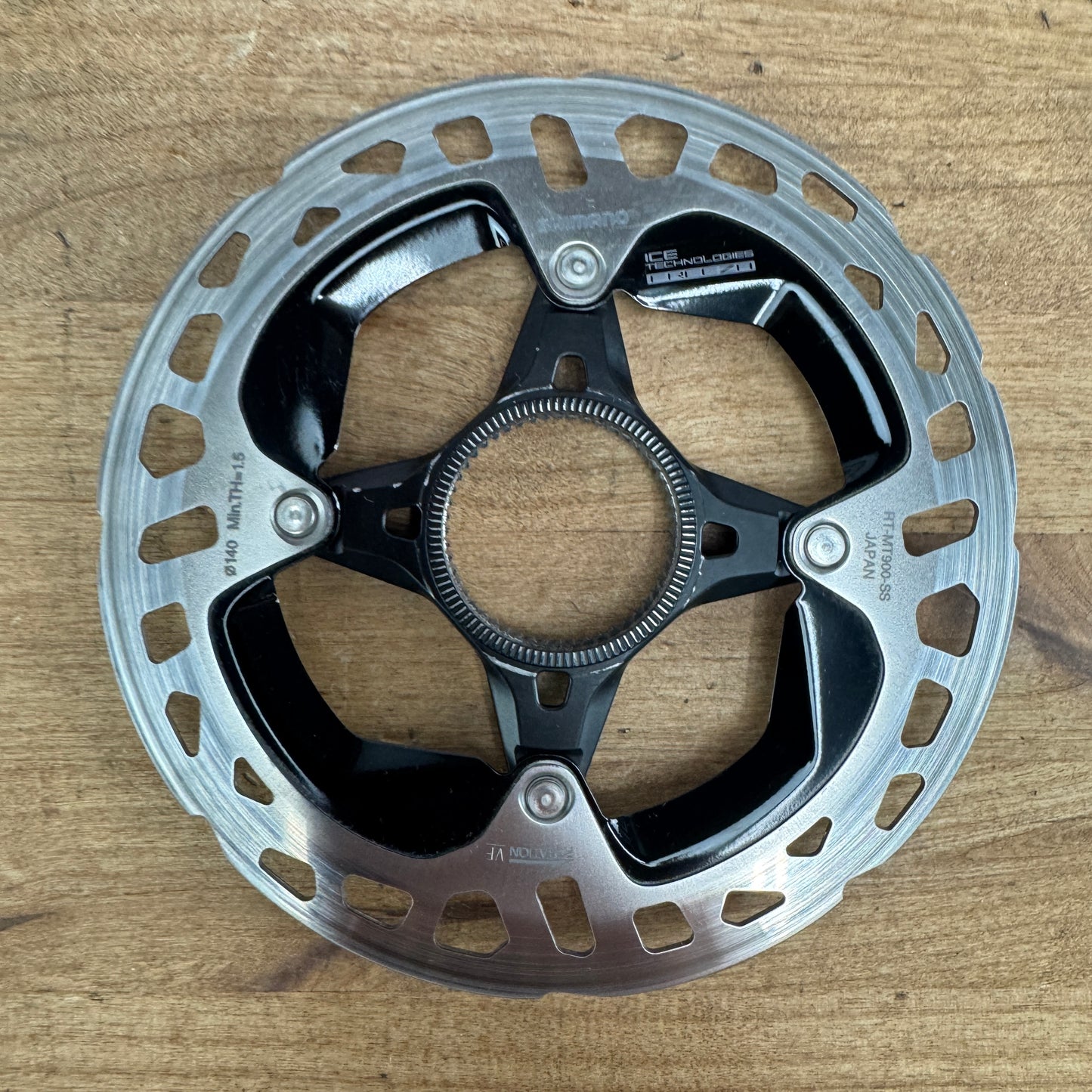 Low Mile! Shimano Dura-Ace RT-MT900 140mm Disc Brake Rotor w/ Lockring 98g