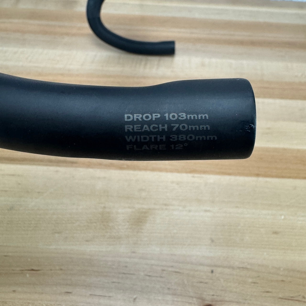 Light Use! Roval Terra 38cm 103mm Drop 70mm Reach Carbon Gravel Bike Handlebar
