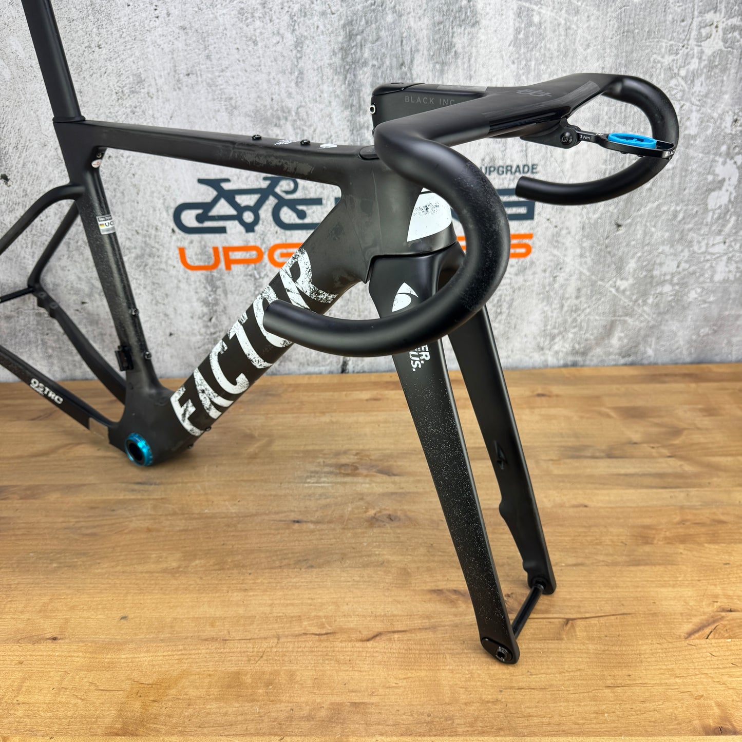 Mint! 2023 Factor Ostro Gravel Small 49cm Carbon Disc Frameset 700c Ceramicspeed