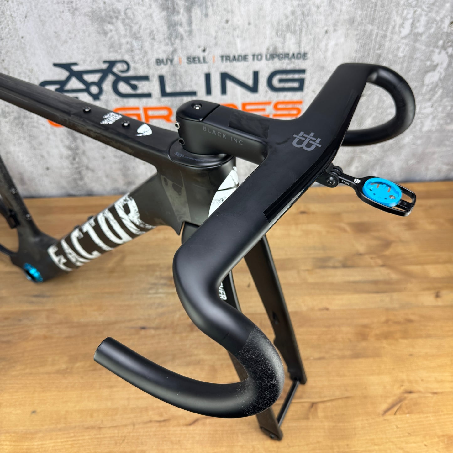 Mint! 2023 Factor Ostro Gravel Small 49cm Carbon Disc Frameset 700c Ceramicspeed