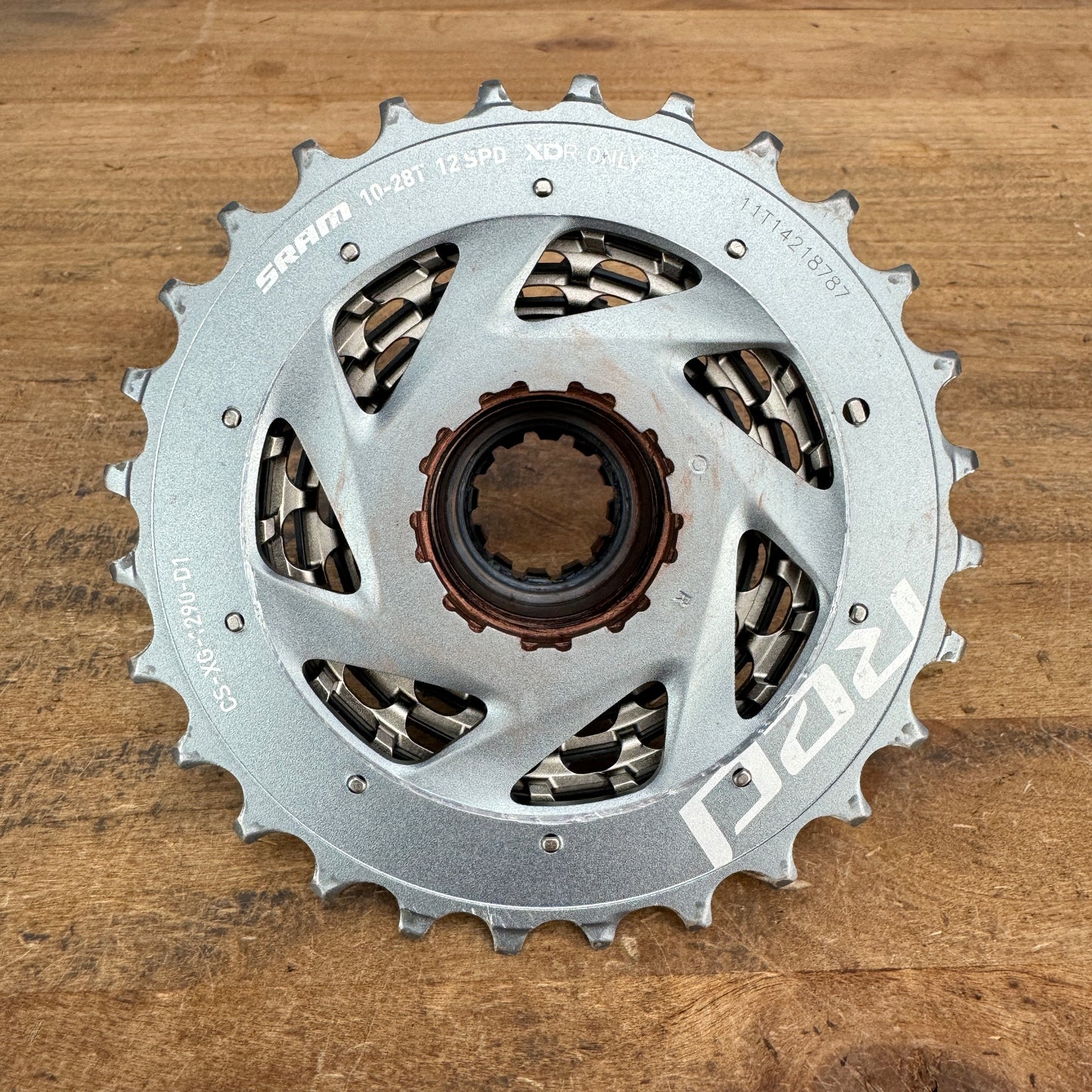 Low Mile! SRAM Red AXS XG-1290 10-28t 12-Speed XDR "Light Wear" Bike Cassette