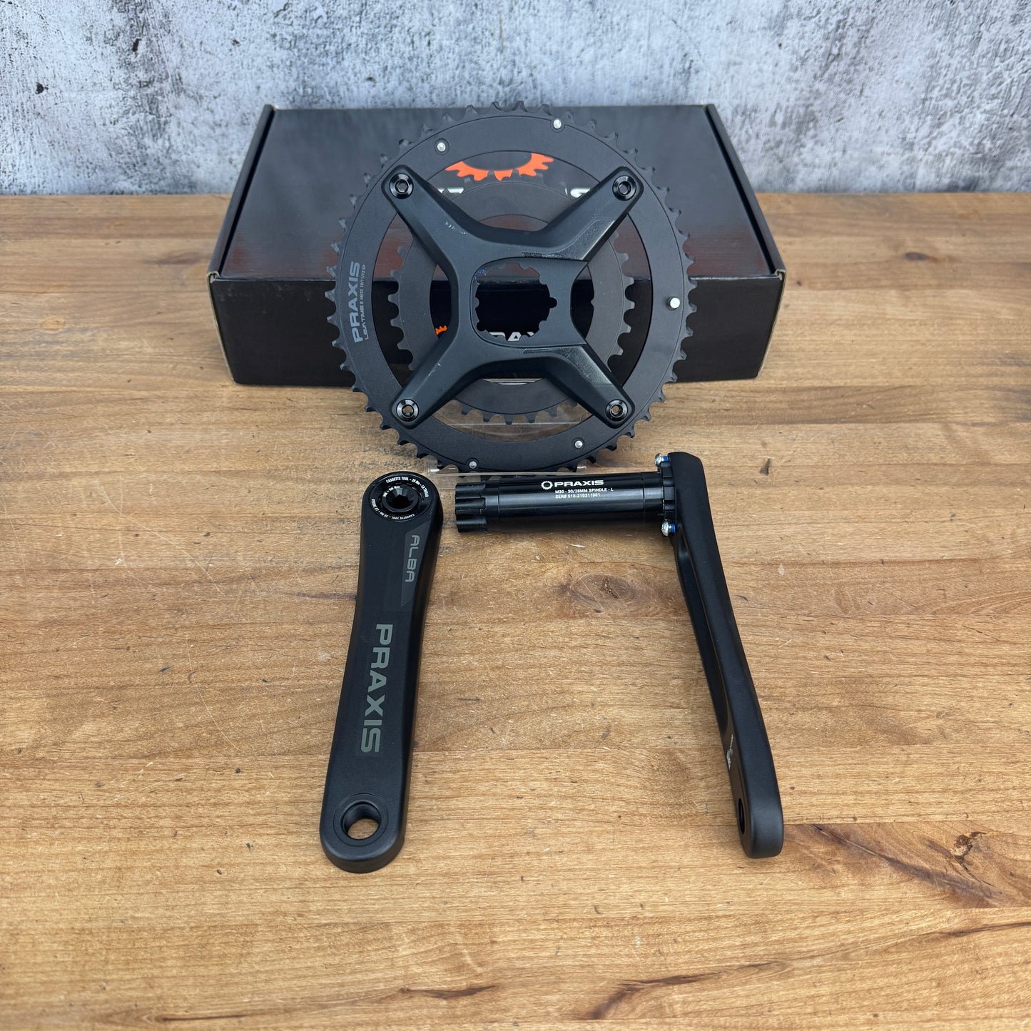 New! PraxisWorks Alba Alloy 175mm 48/32t 10/11/12-Speed LevaTime II Crankset