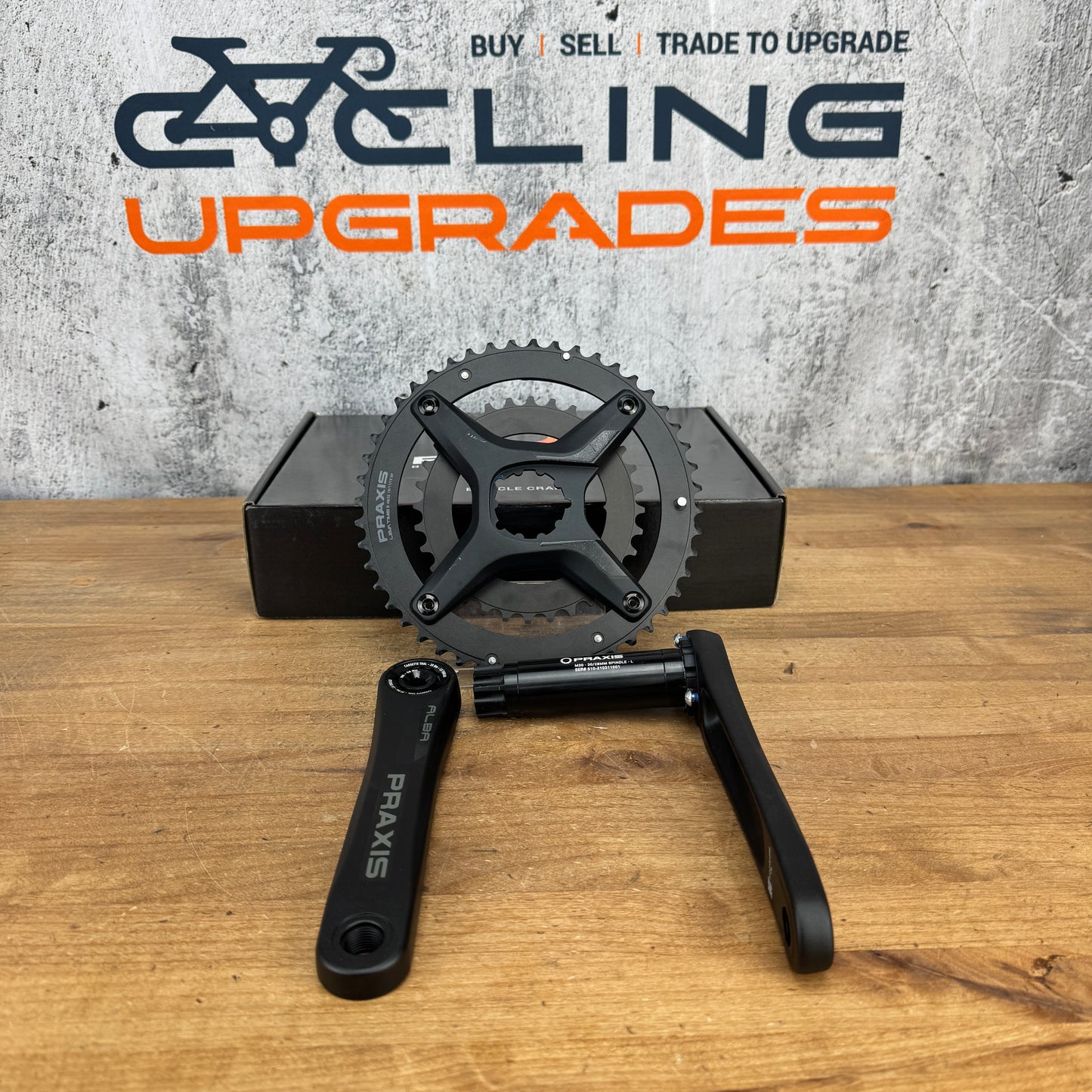 New! PraxisWorks Alba Alloy 175mm 48/32t 10/11/12-Speed LevaTime II Crankset