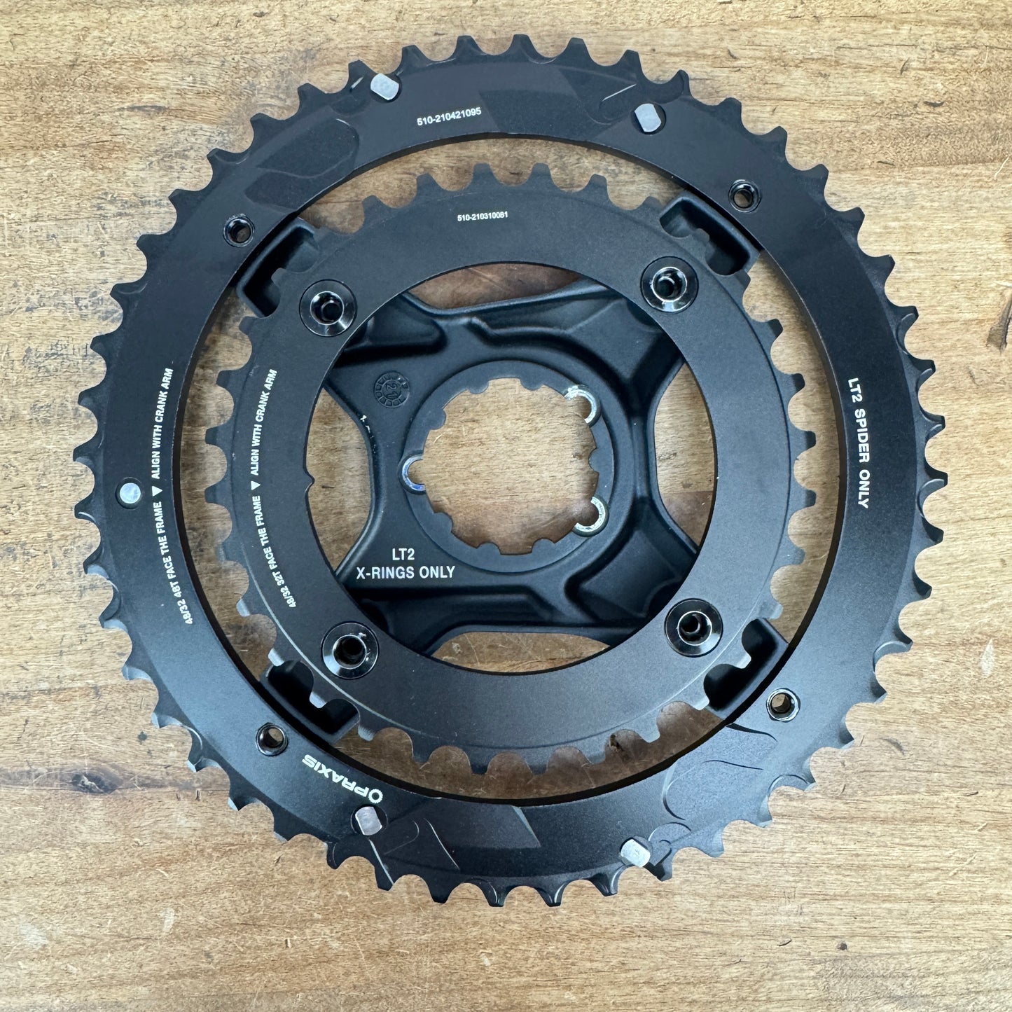 New! PraxisWorks Alba Alloy 175mm 48/32t 10/11/12-Speed LevaTime II Crankset