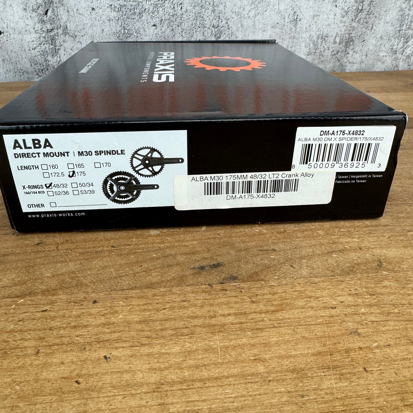 New! PraxisWorks Alba Alloy 175mm 48/32t 10/11/12-Speed LevaTime II Crankset