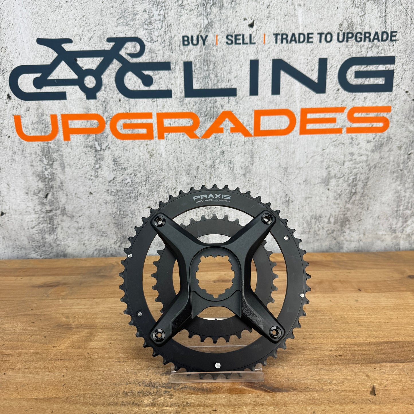 New! PraxisWorks LevaTime II X-Ring Spider 48/32t 10/11/12-Speed Chainring Set