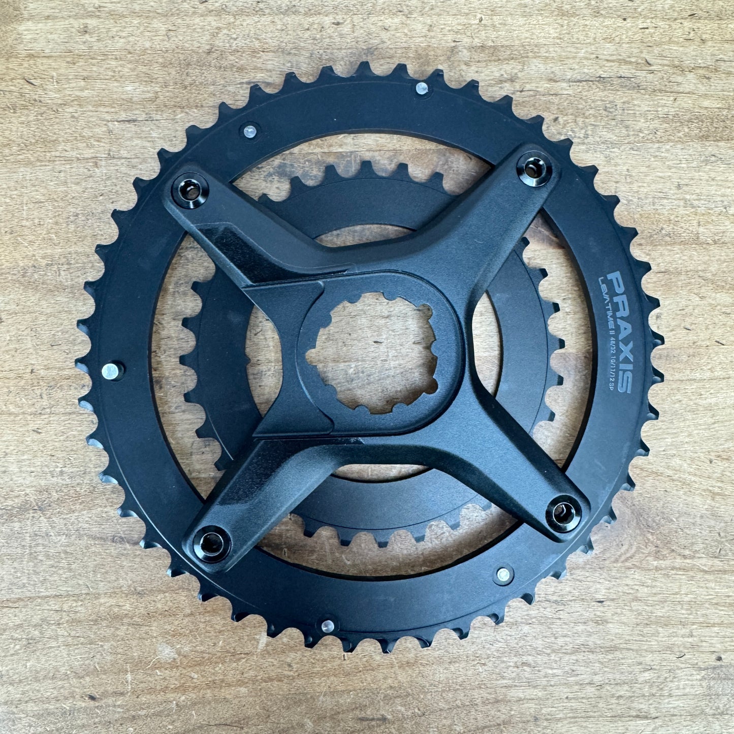 New! PraxisWorks LevaTime II X-Ring Spider 48/32t 10/11/12-Speed Chainring Set