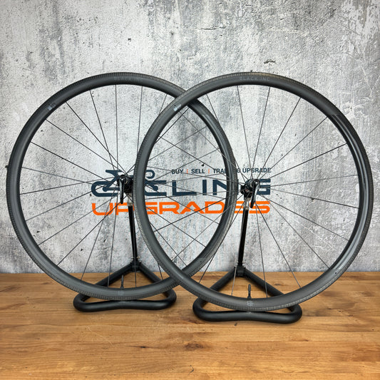 Black Inc Thirty CeramicSpeed Carbon Tubeless Rim Brake Bike Wheelset 700c 1445g